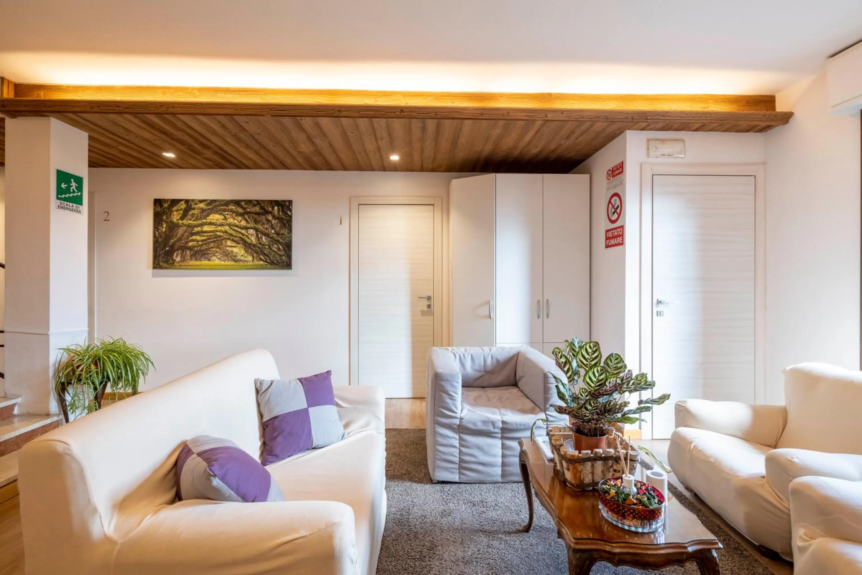 Living room in B&B Castello Cimbergo