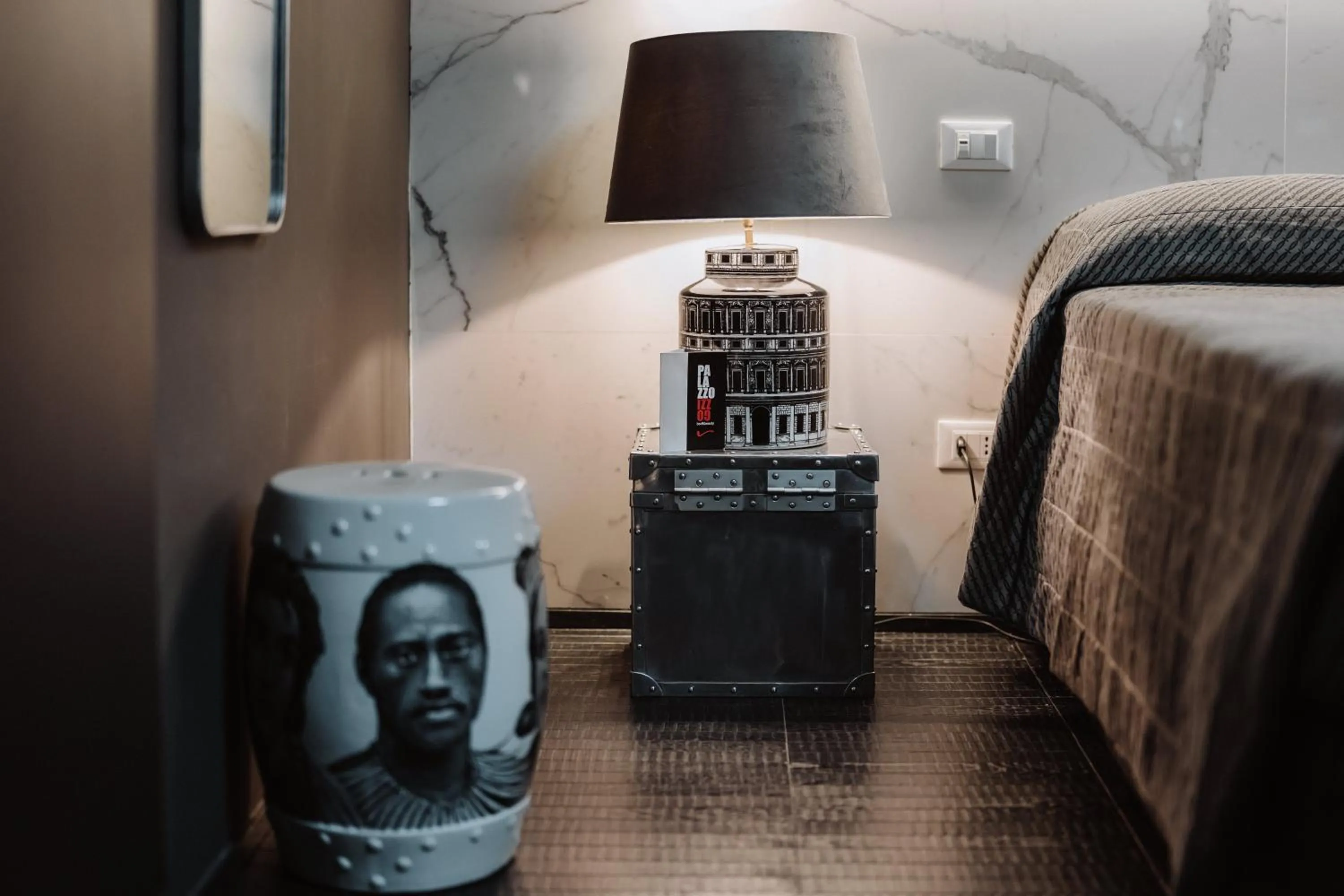 Bed in Palazzo Gozzi Bed & Beauty