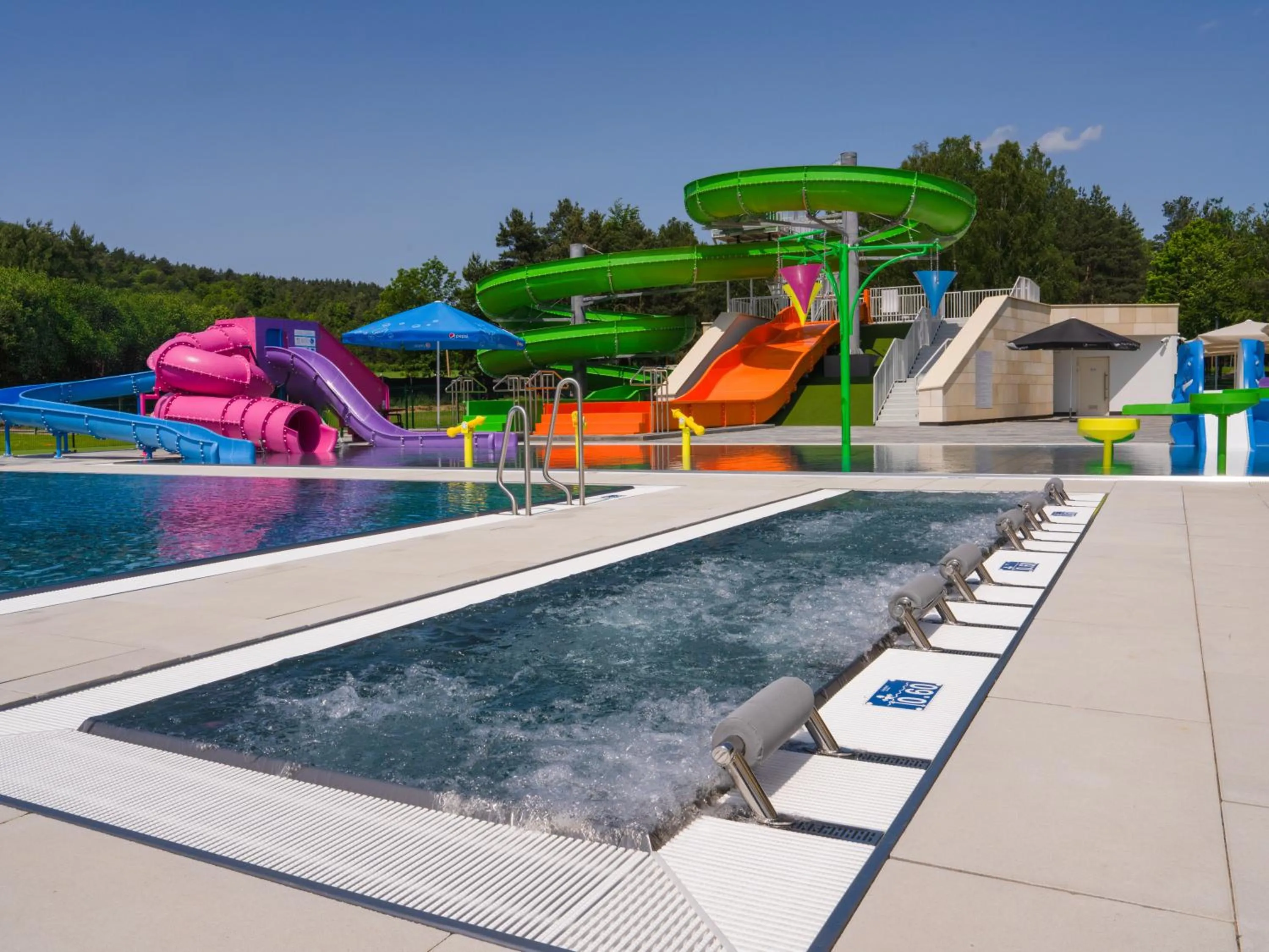 Aqua park in Hotel Ostaniec