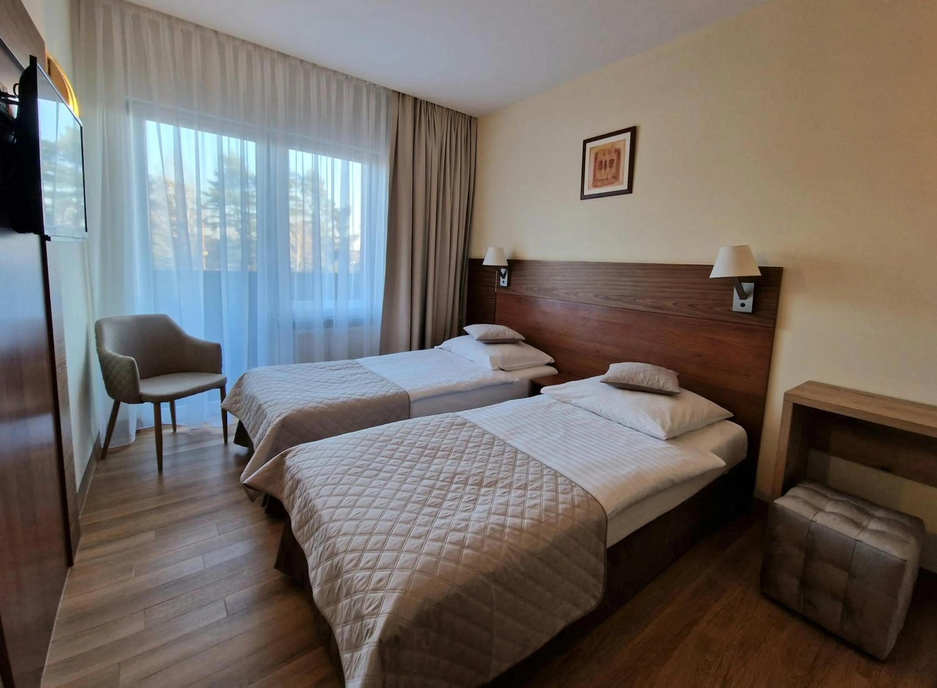 Bed in Hotel Ostaniec