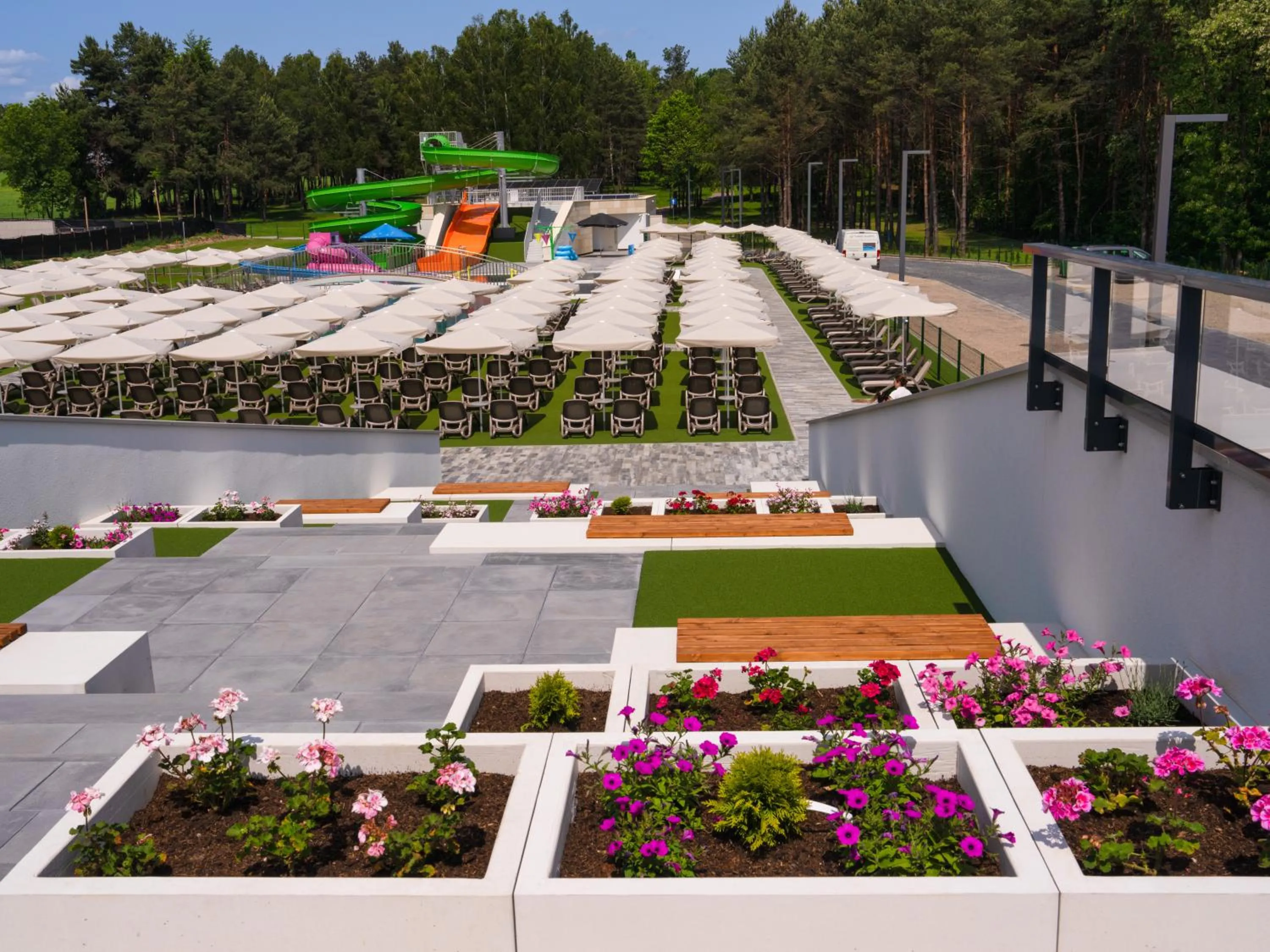 Aqua park in Hotel Ostaniec