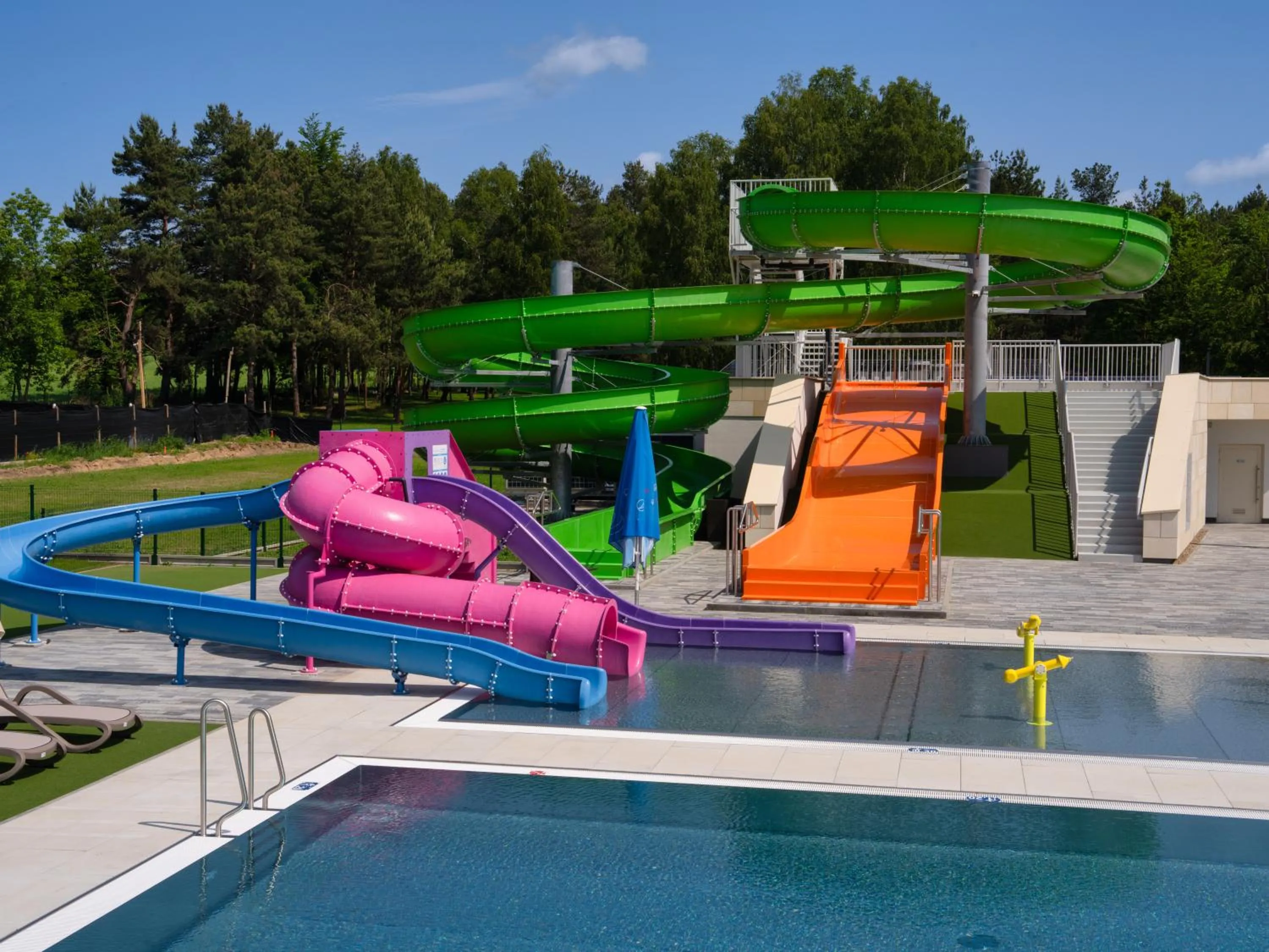 Aqua park in Hotel Ostaniec
