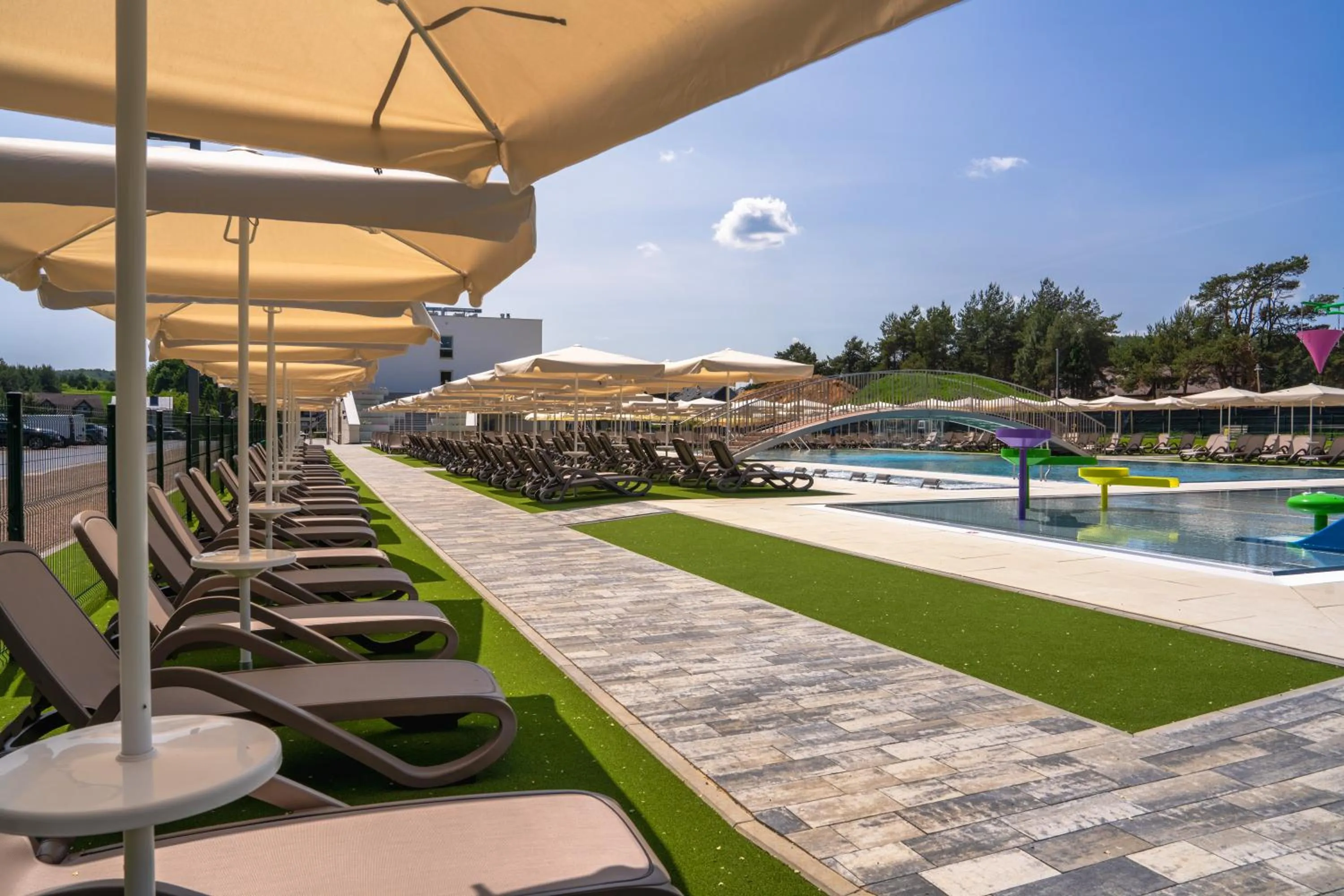 Aqua park in Hotel Ostaniec