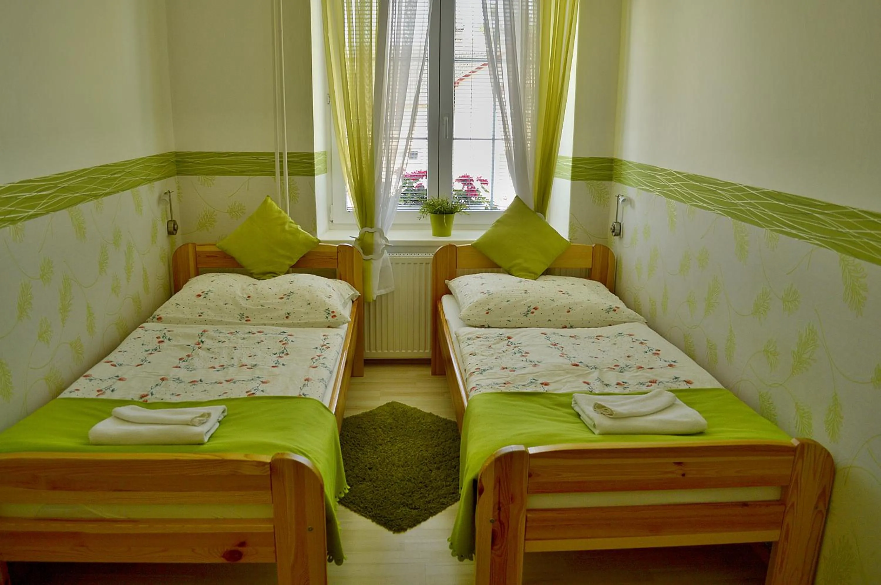 Bed in Hotel Florian