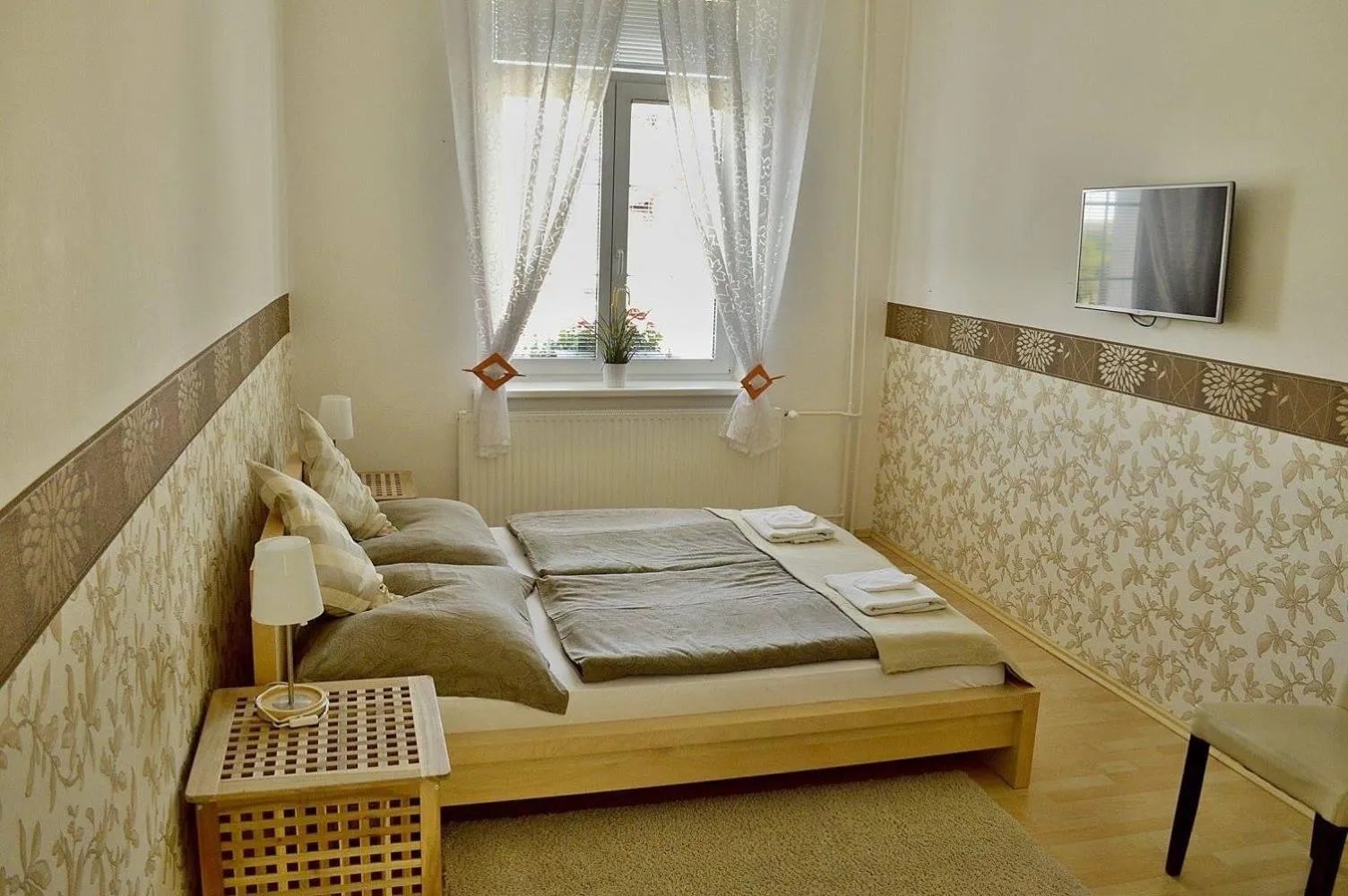 Bed in Hotel Florian