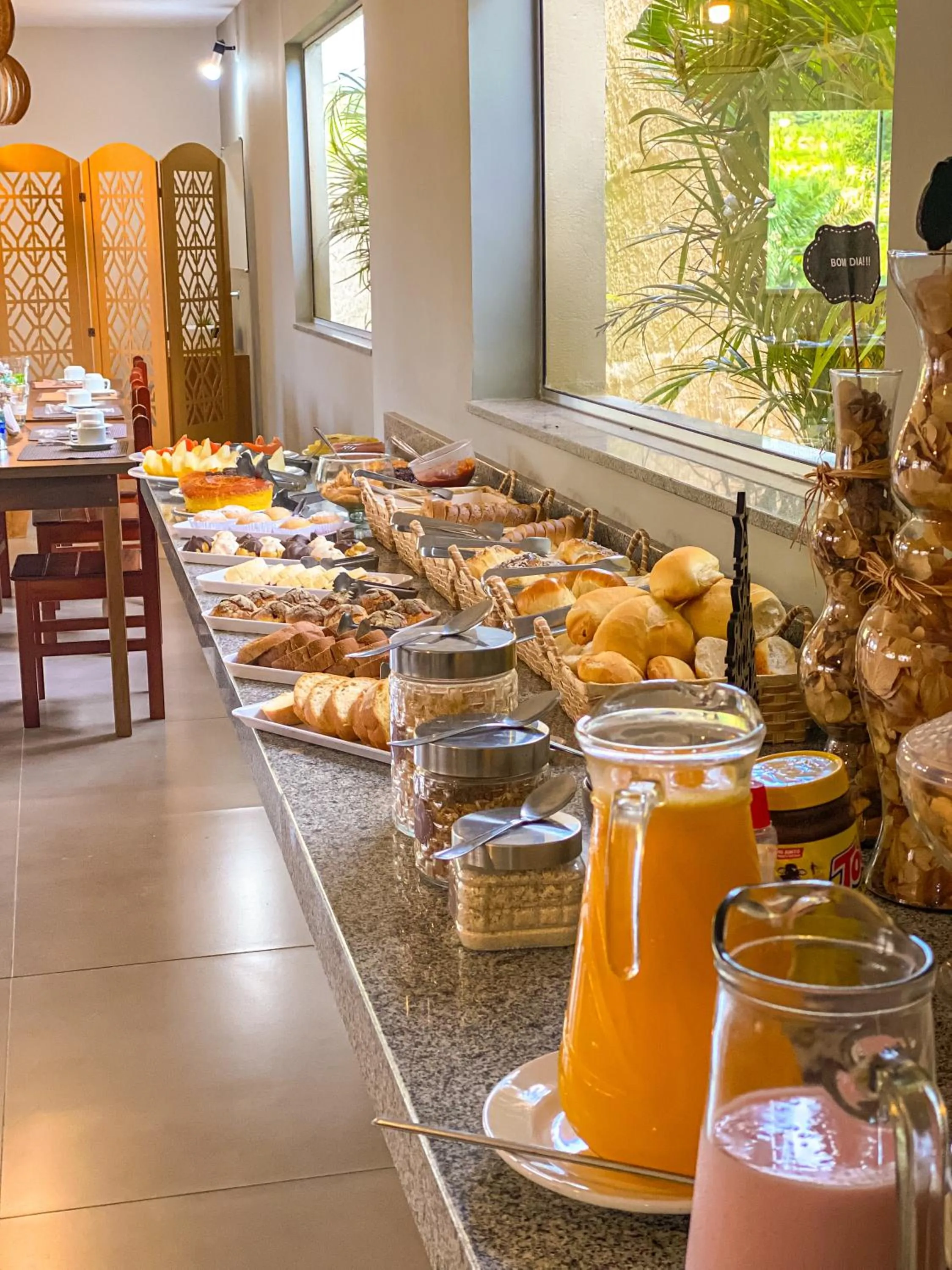 Food and drinks in Pousada Flores do Campo