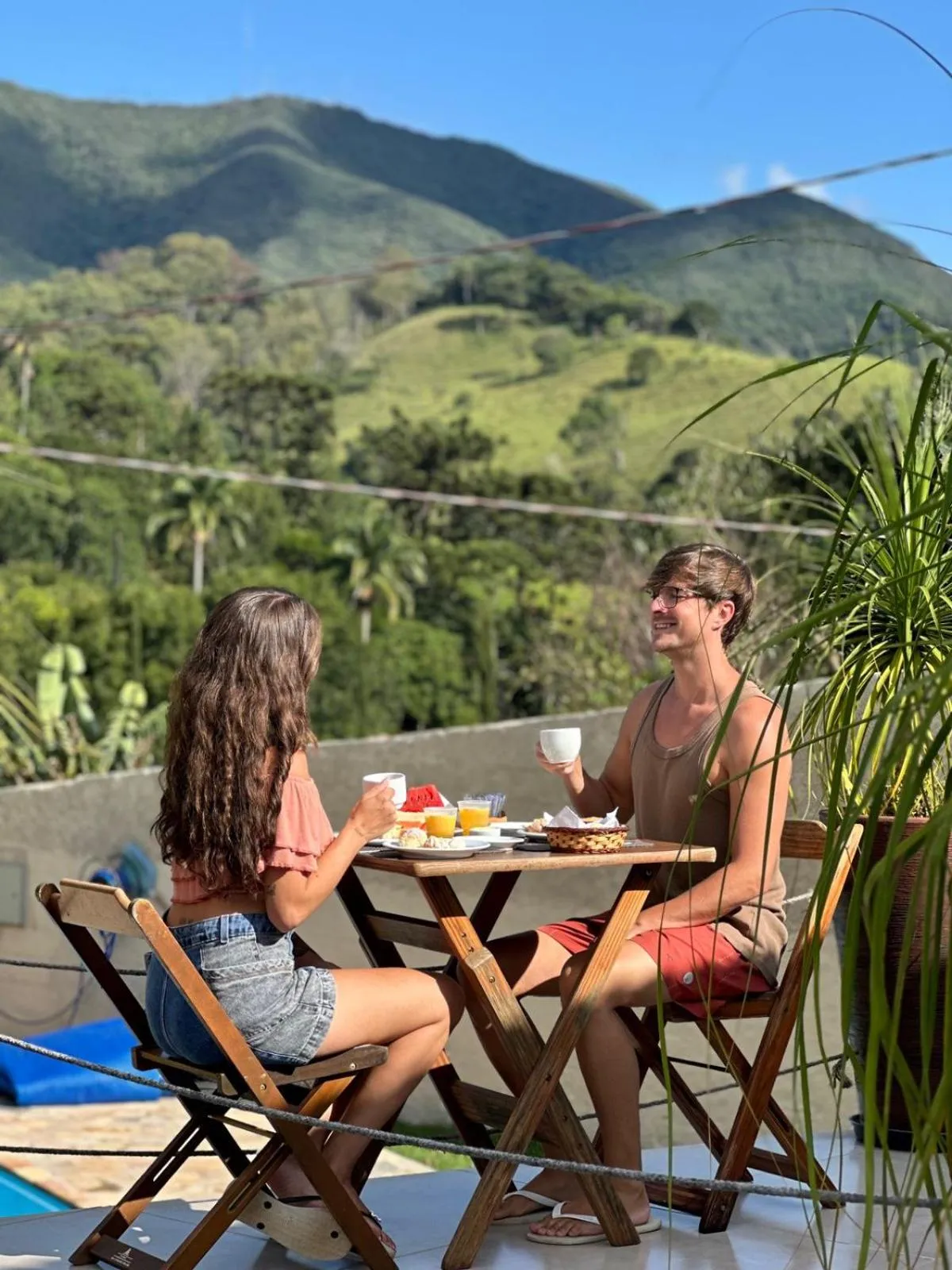 Dining area in Pousada Flores do Campo