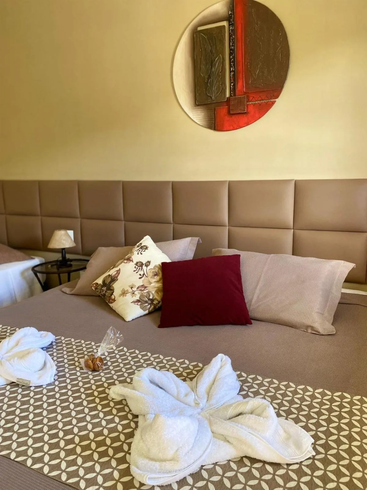 Bed in Pousada Flores do Campo