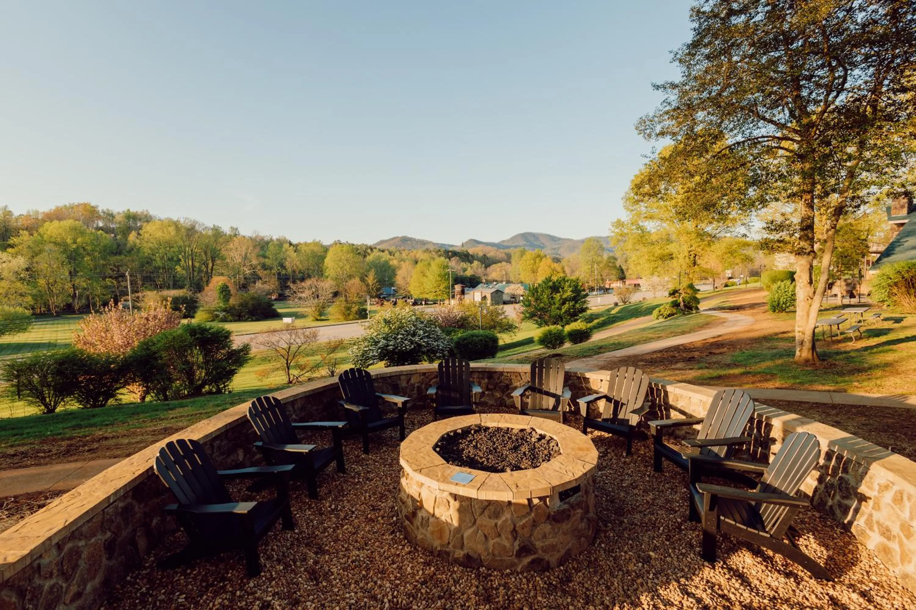 fireplace in Tremont Lodge & Resort