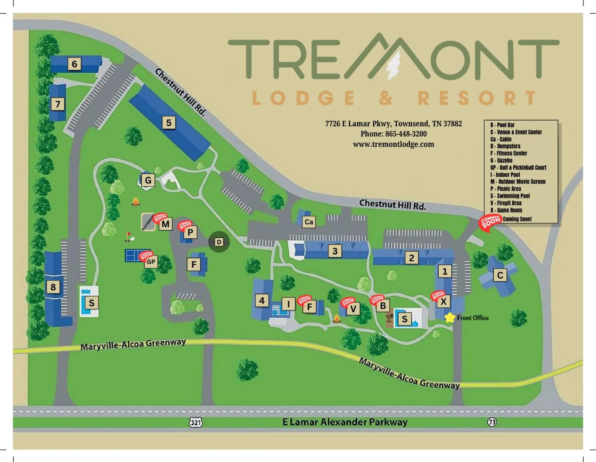Property building in Tremont Lodge & Resort