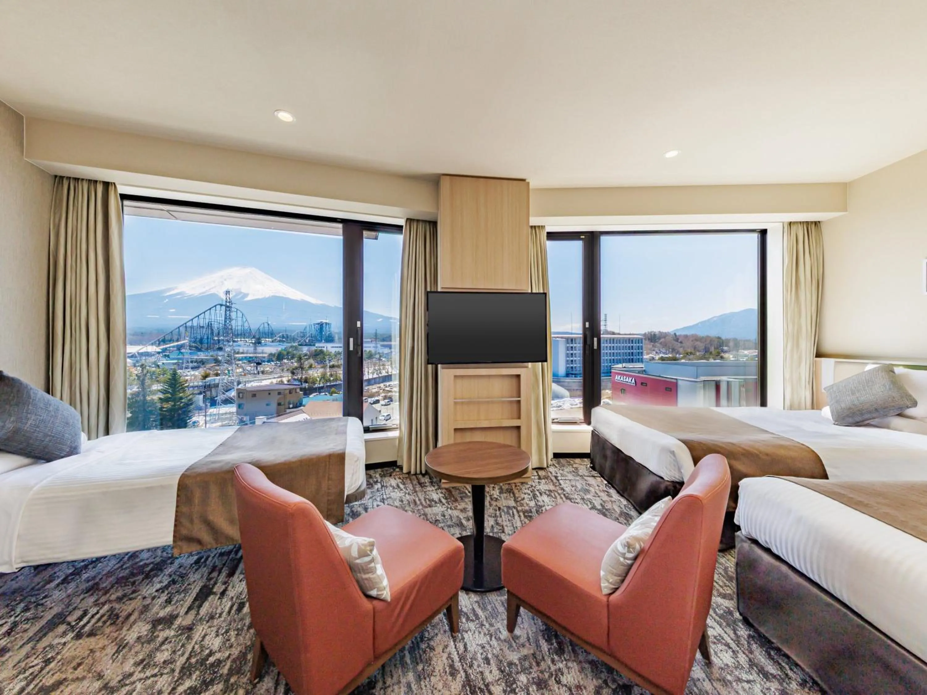 Family Triple Room with Mt. Fuji View - Upper Floor（5F-6F) in HOTEL MYSTAYS Fuji Onsen Resort
