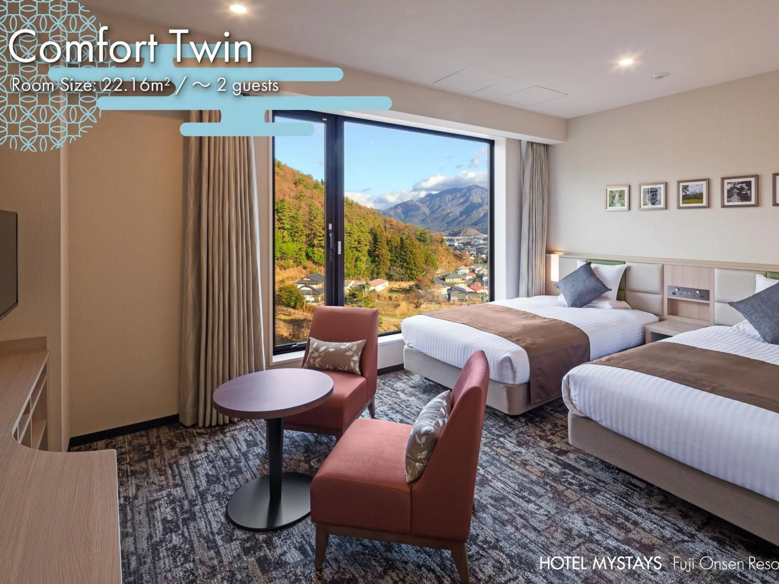 Comfort Twin Room - single occupancy in HOTEL MYSTAYS Fuji Onsen Resort