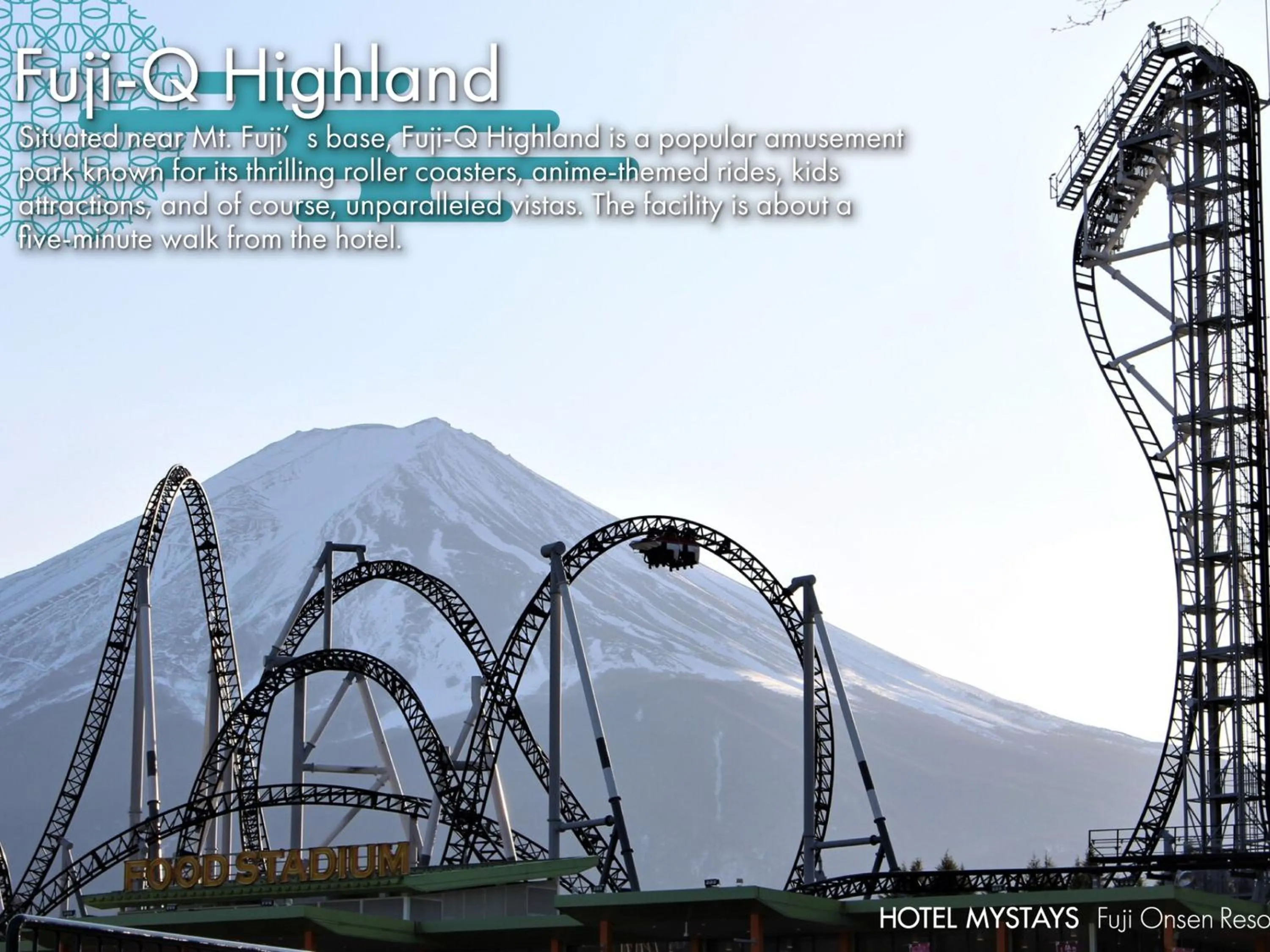 Nearby landmark in HOTEL MYSTAYS Fuji Onsen Resort