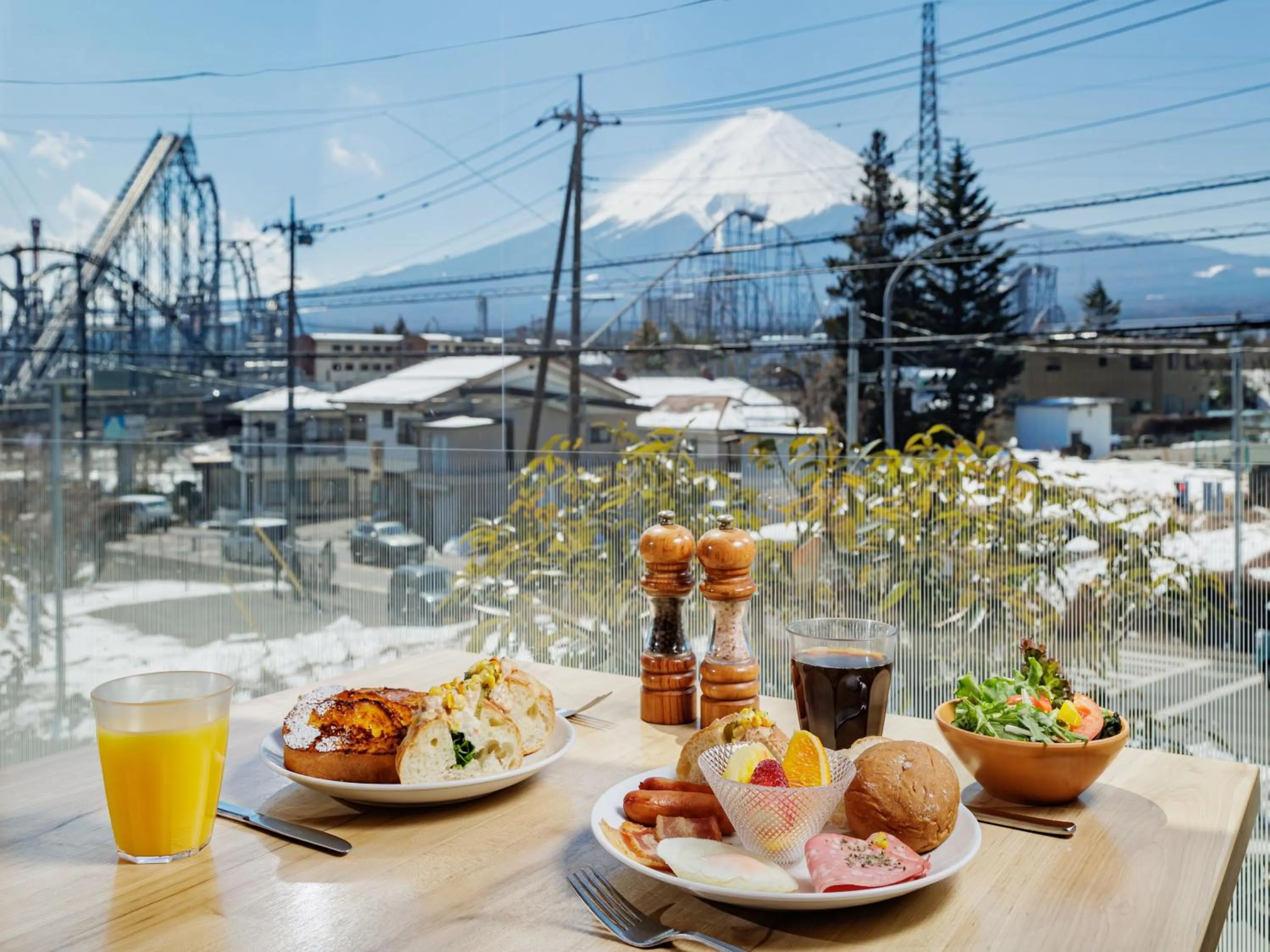 Buffet breakfast in HOTEL MYSTAYS Fuji Onsen Resort