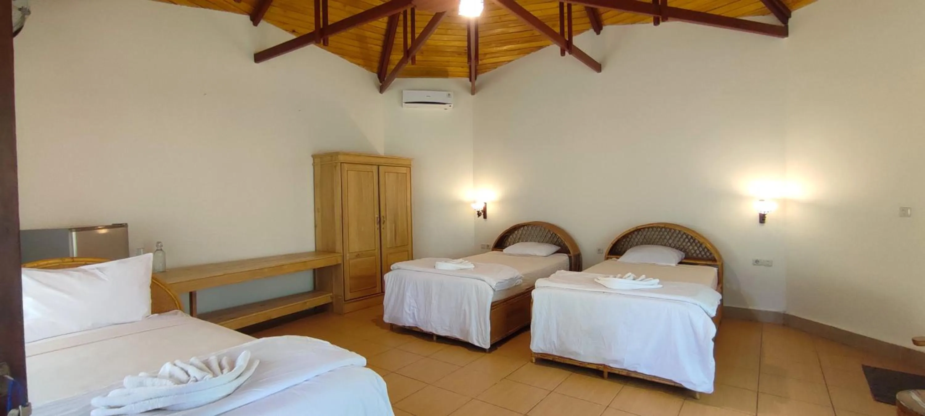 Bedroom, Bed in Bara Beach Bungalows