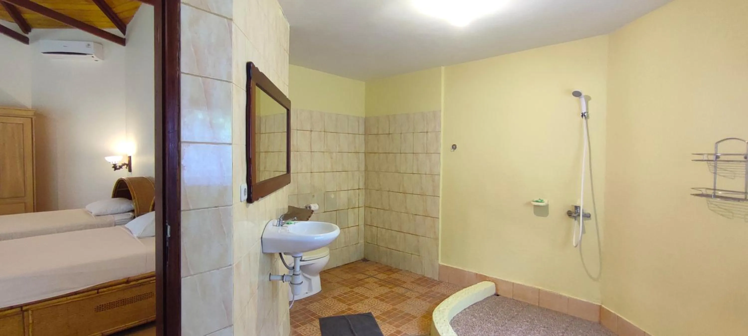 Bathroom in Bara Beach Bungalows