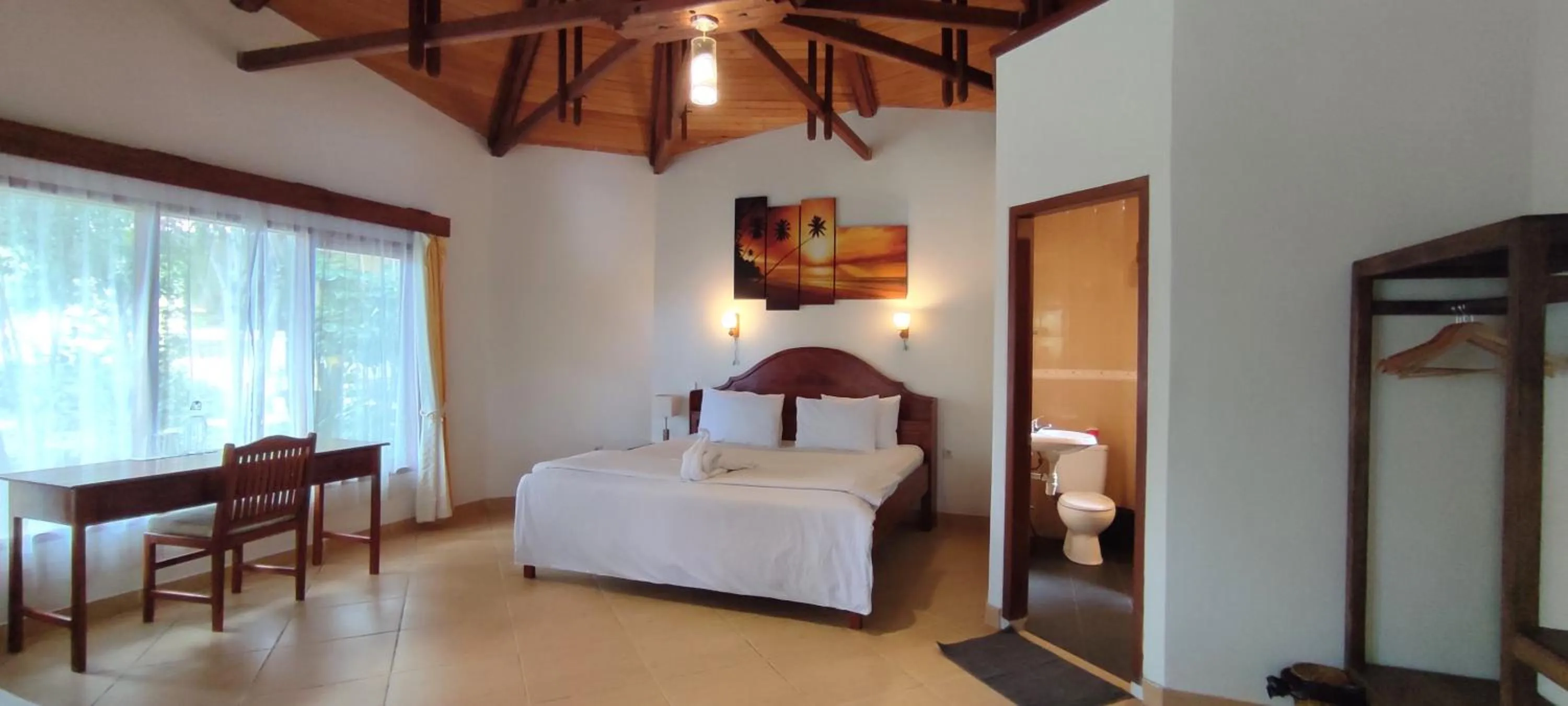 Bedroom, Bed in Bara Beach Bungalows