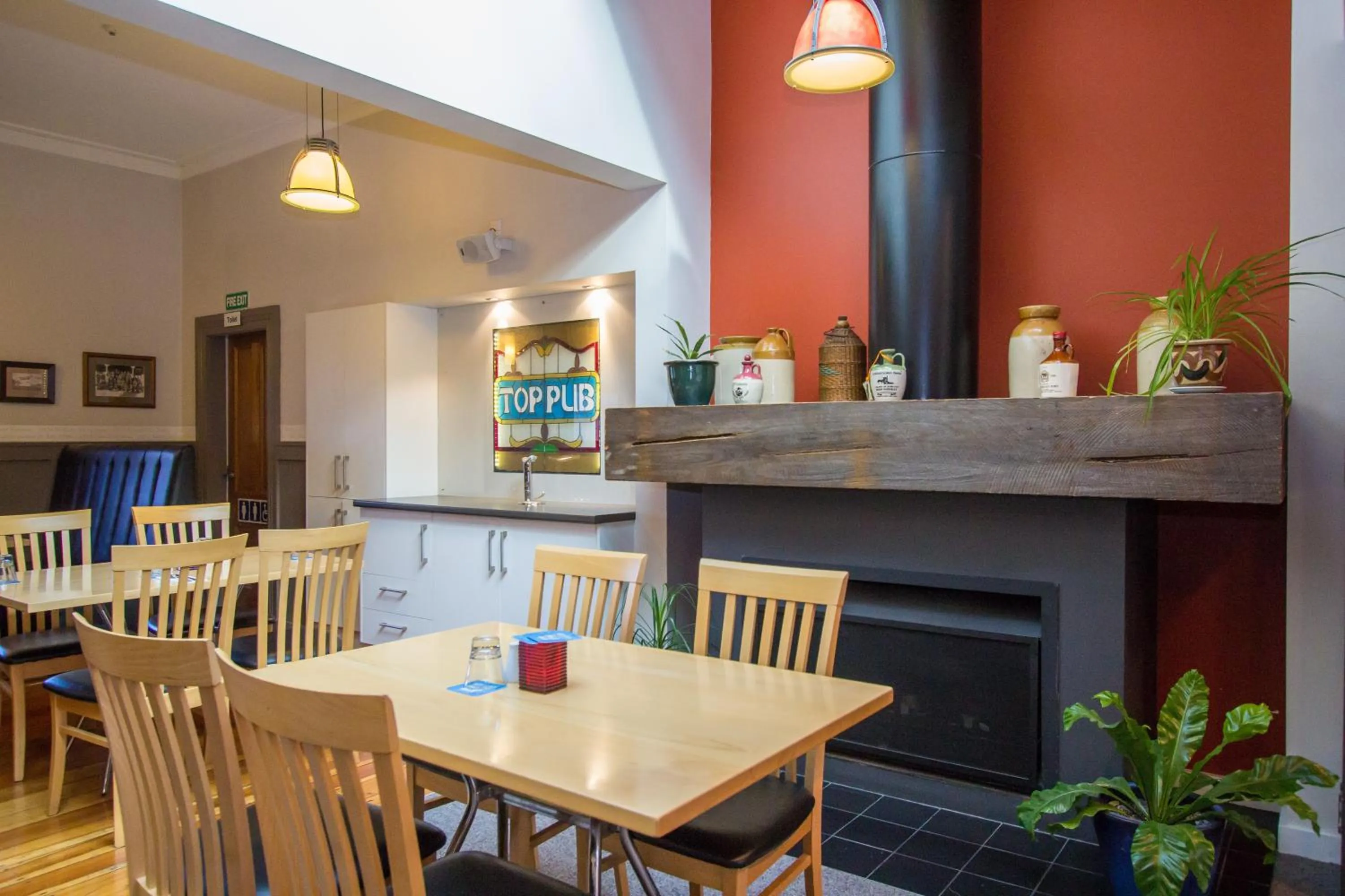 Dining area in The Greytown Hotel