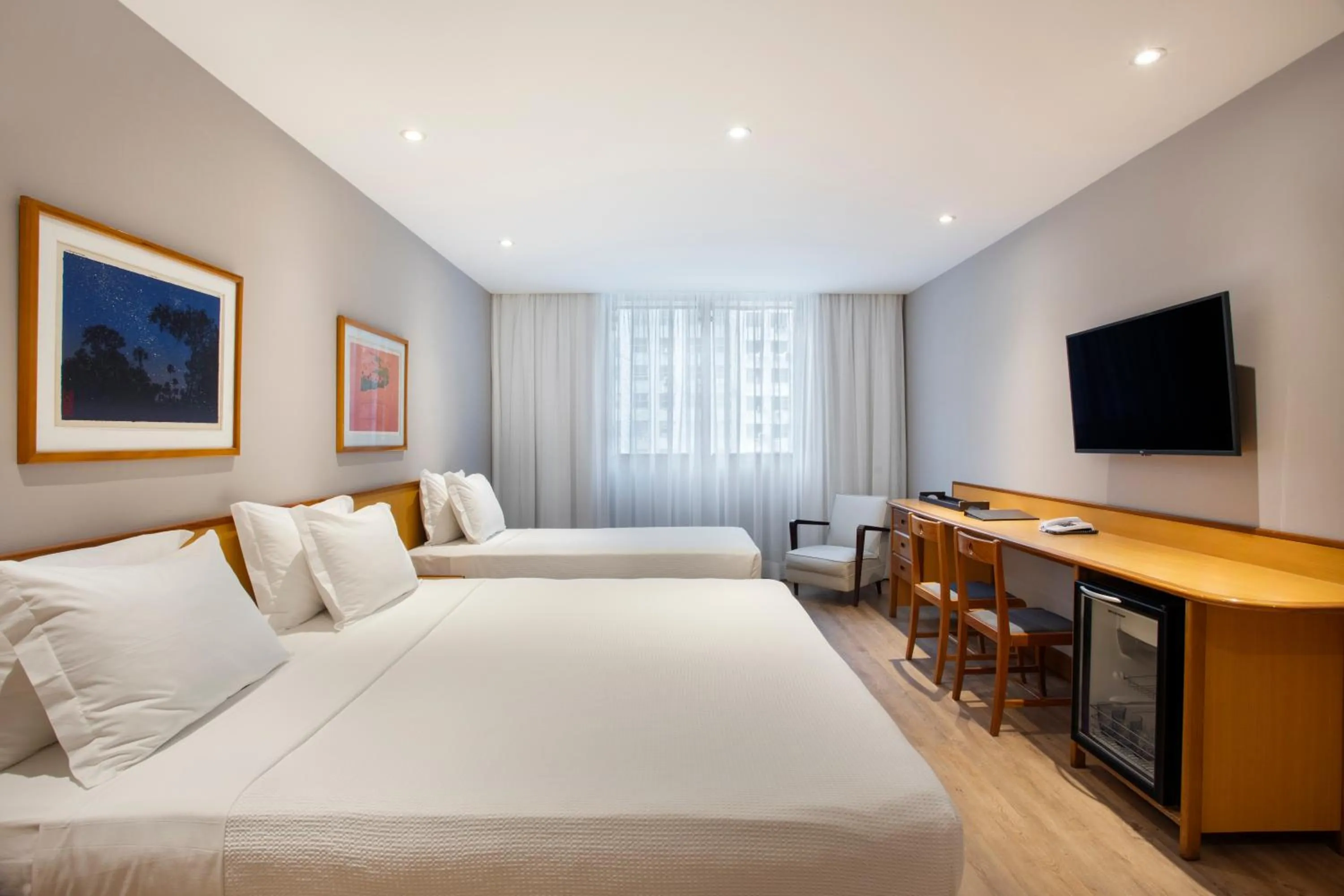 Bed in Windsor Guanabara Hotel