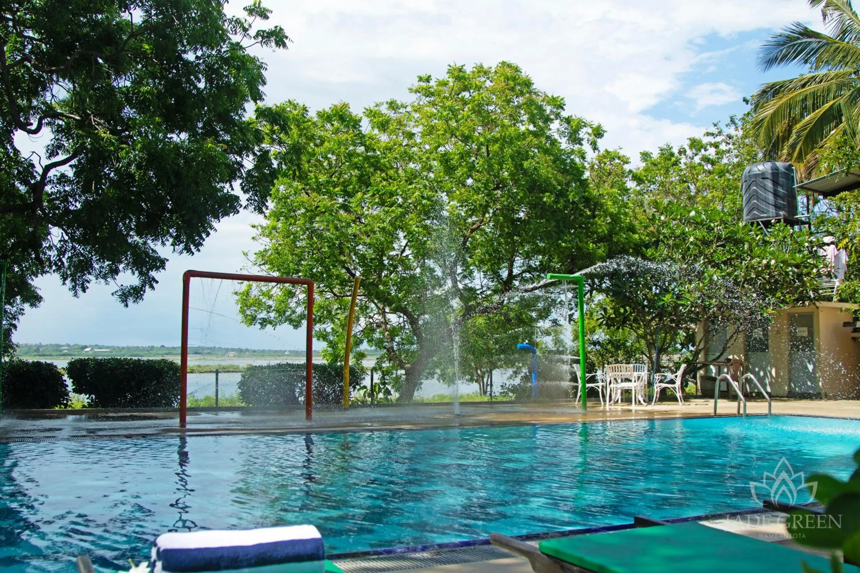 Aqua park in Jade Green Hotel Hambantota