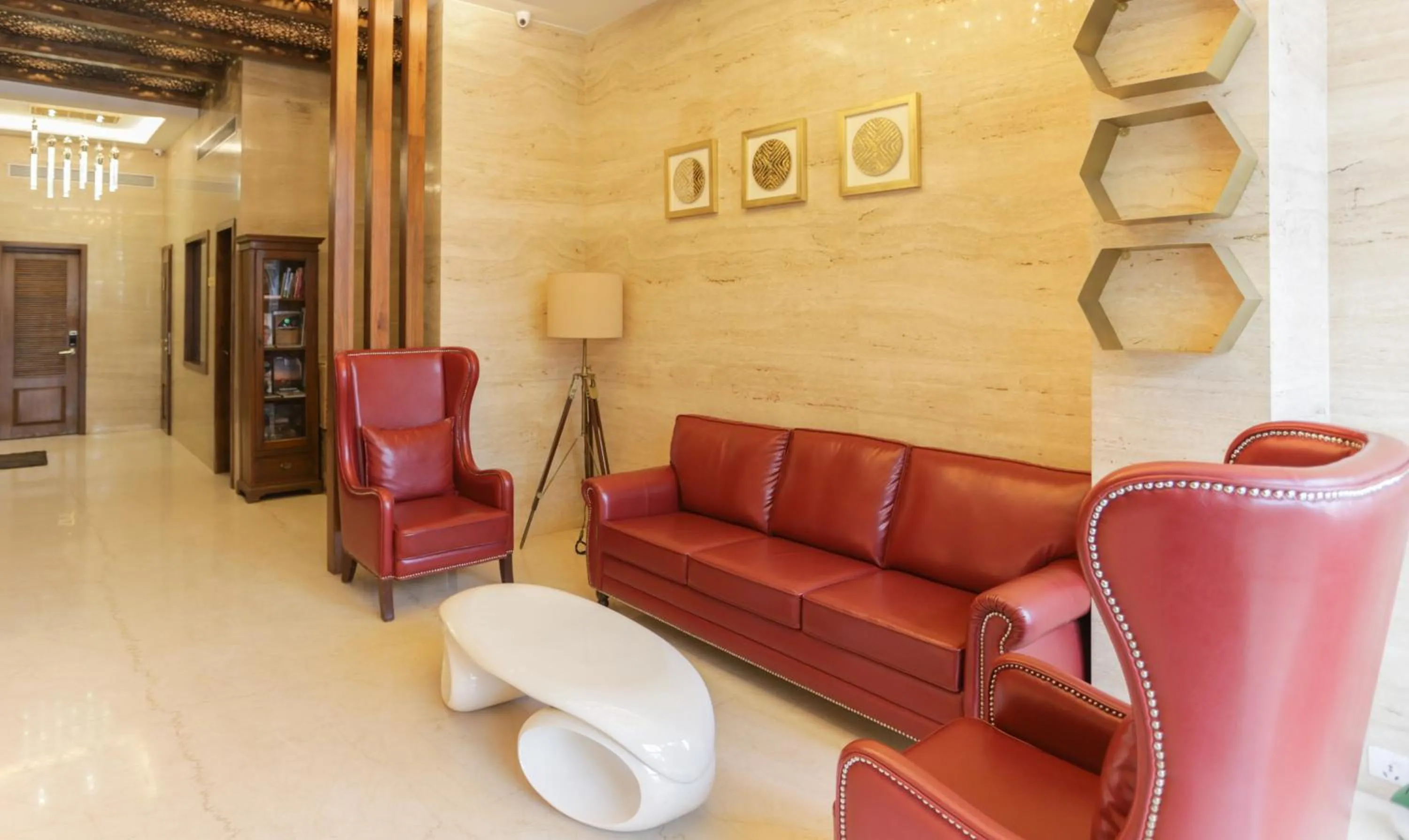 Seating area in Hotel Metropolis