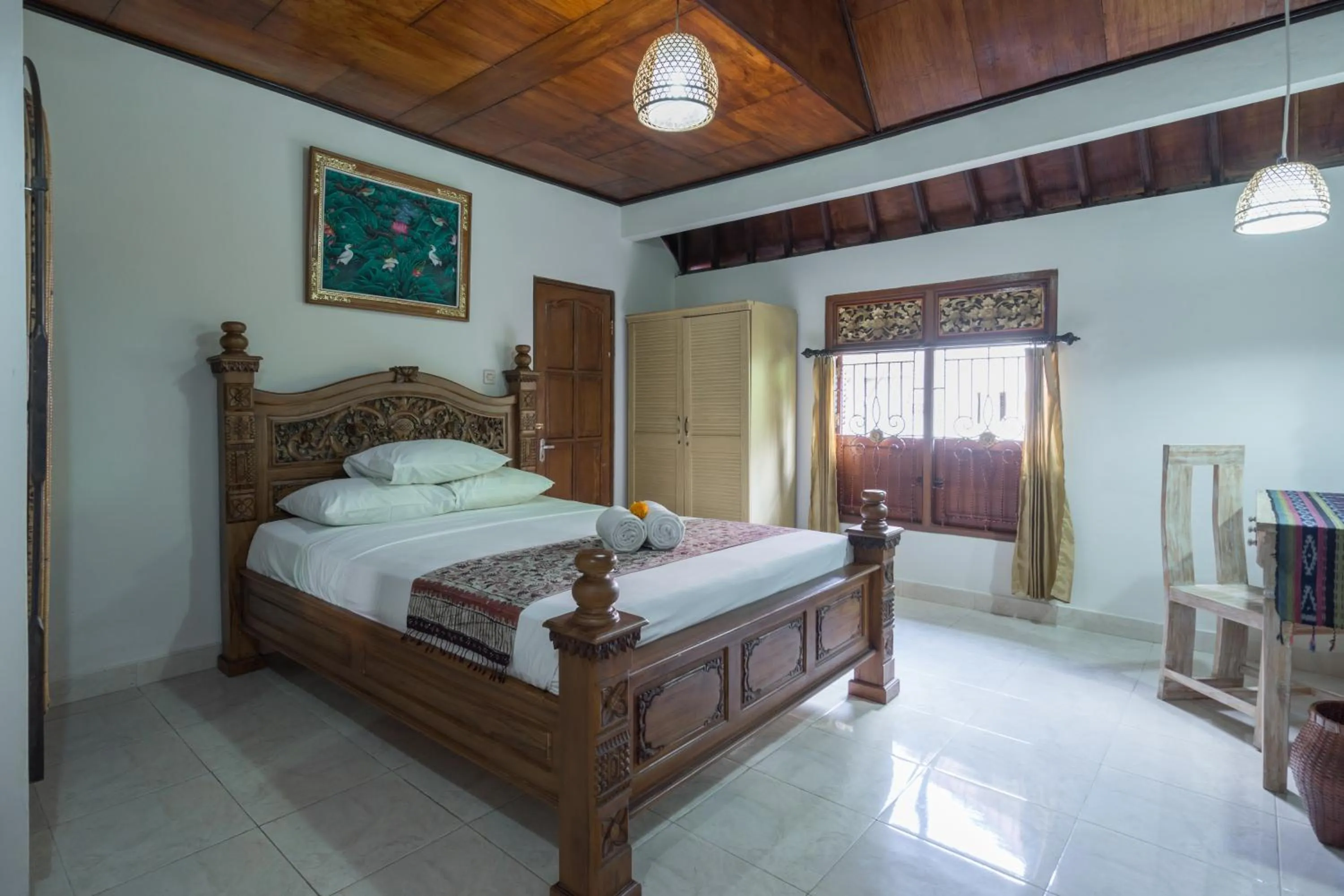 Bedroom, Bed in Nuaja Balinese Guest House