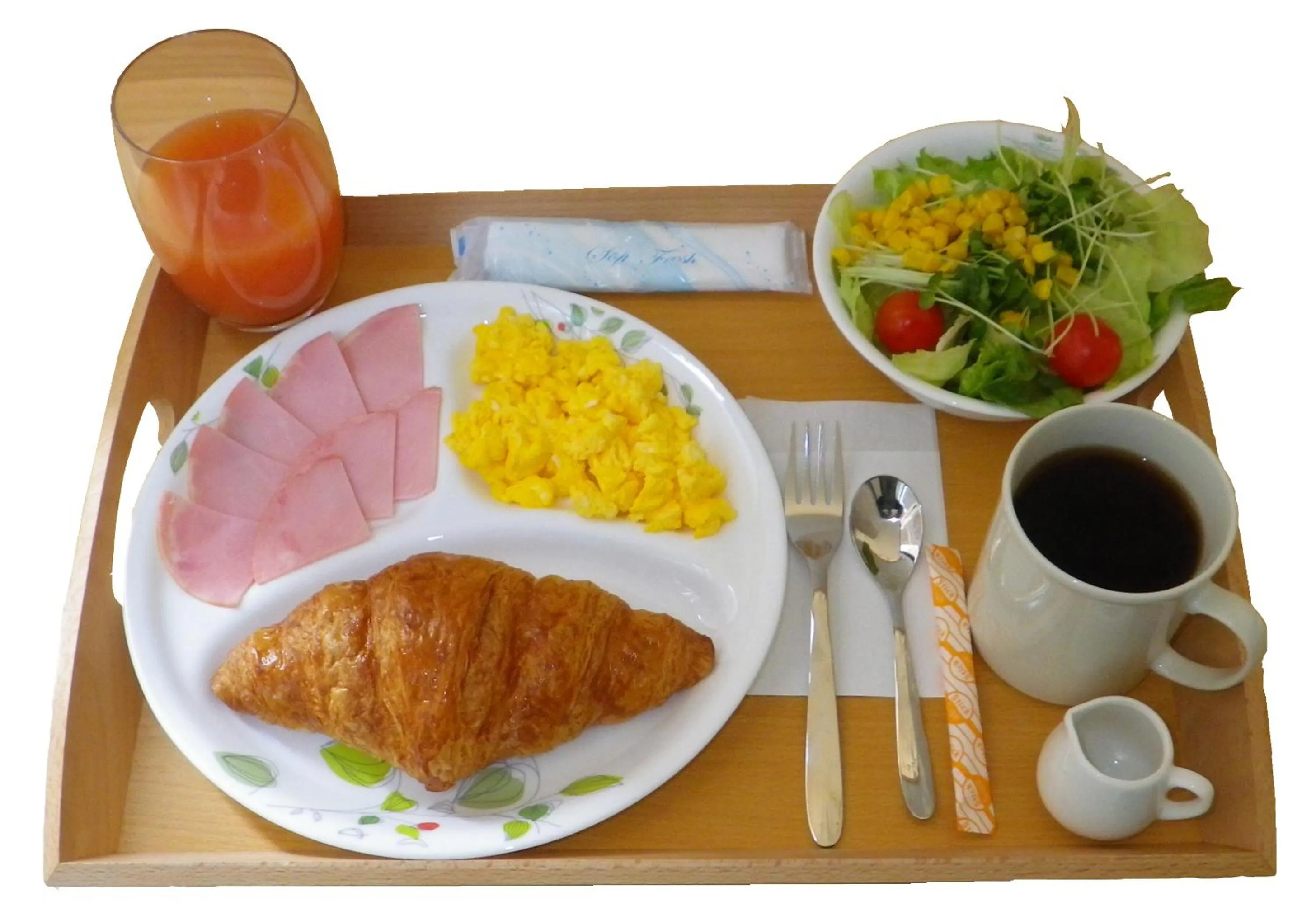 American breakfast in B&B Nagomi