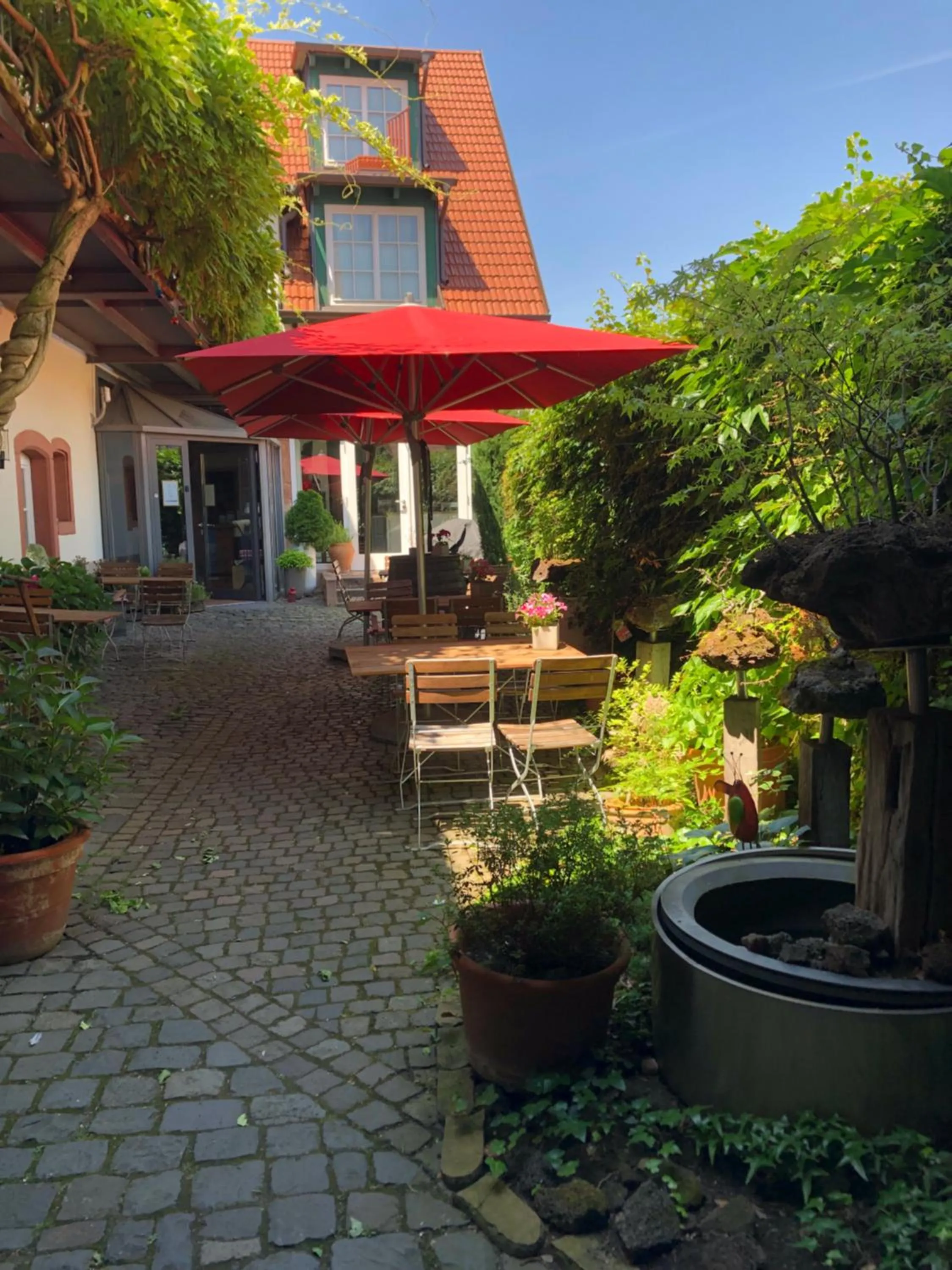 Balcony/Terrace in Alter Winzerhof Weisenheim am Berg e.K.