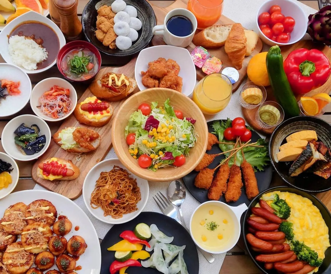 Breakfast in SARASA HOTEL Namba