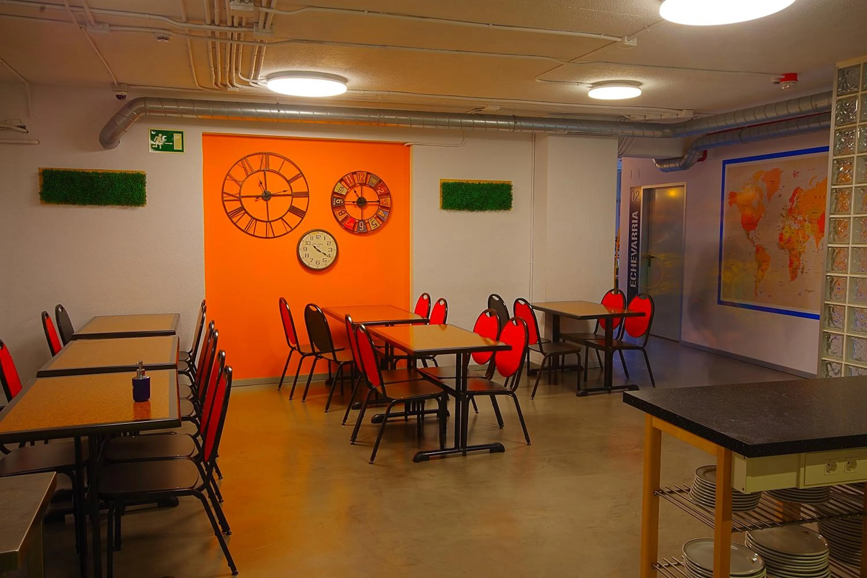 Dining area in All Iron Hostel