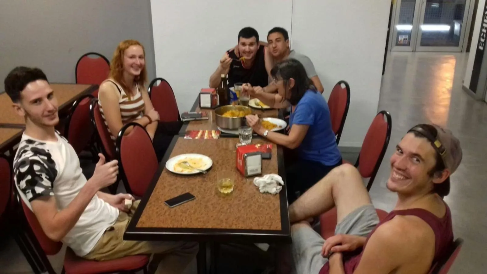 Kitchen or kitchenette in All Iron Hostel