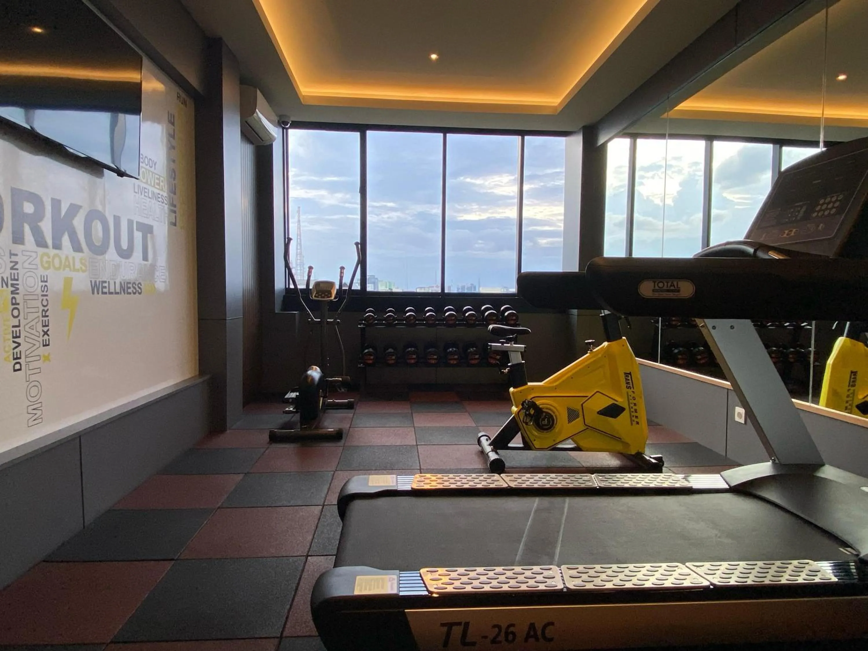 Fitness centre/facilities in Classie Hotel