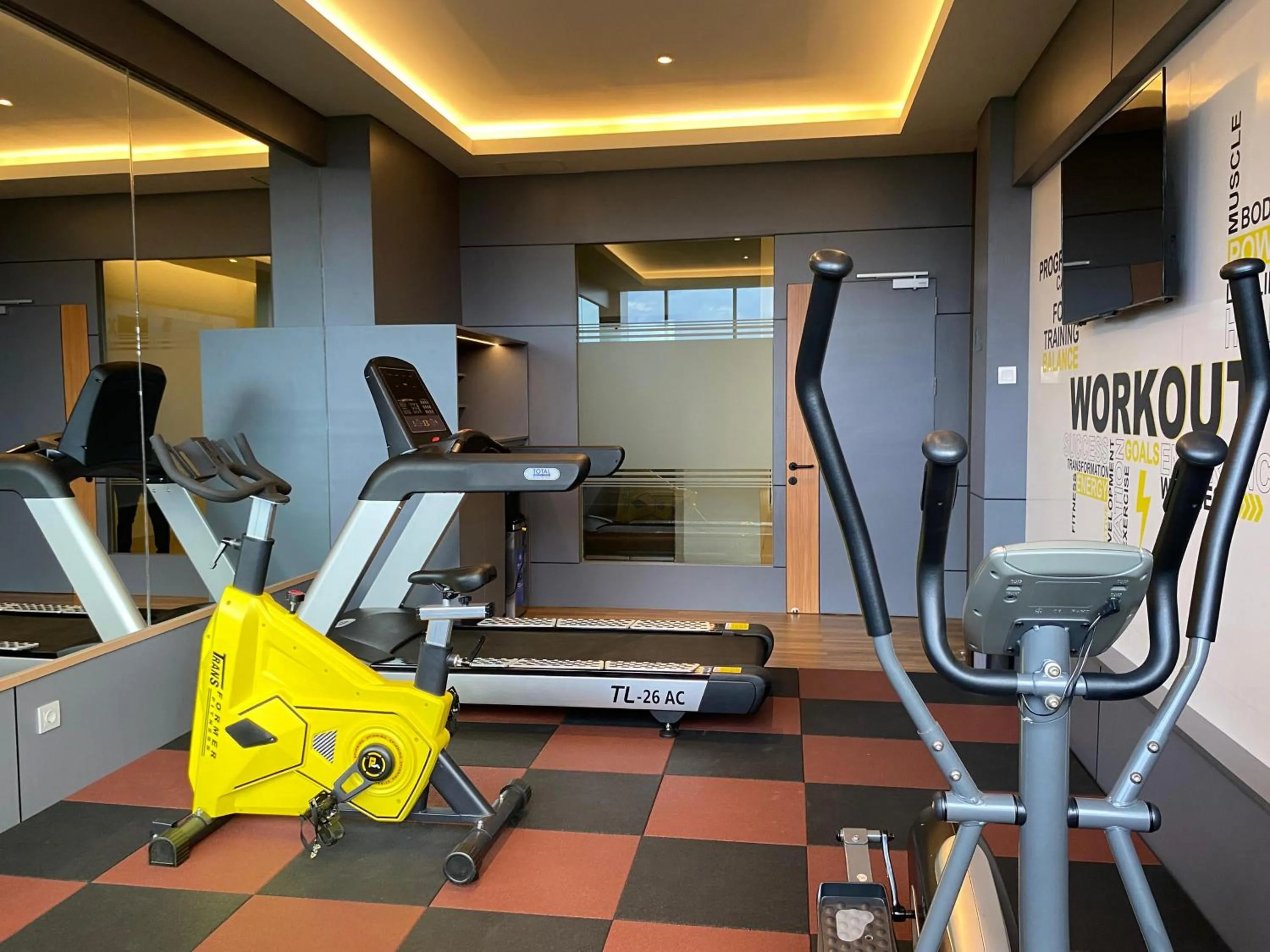 Fitness centre/facilities in Classie Hotel