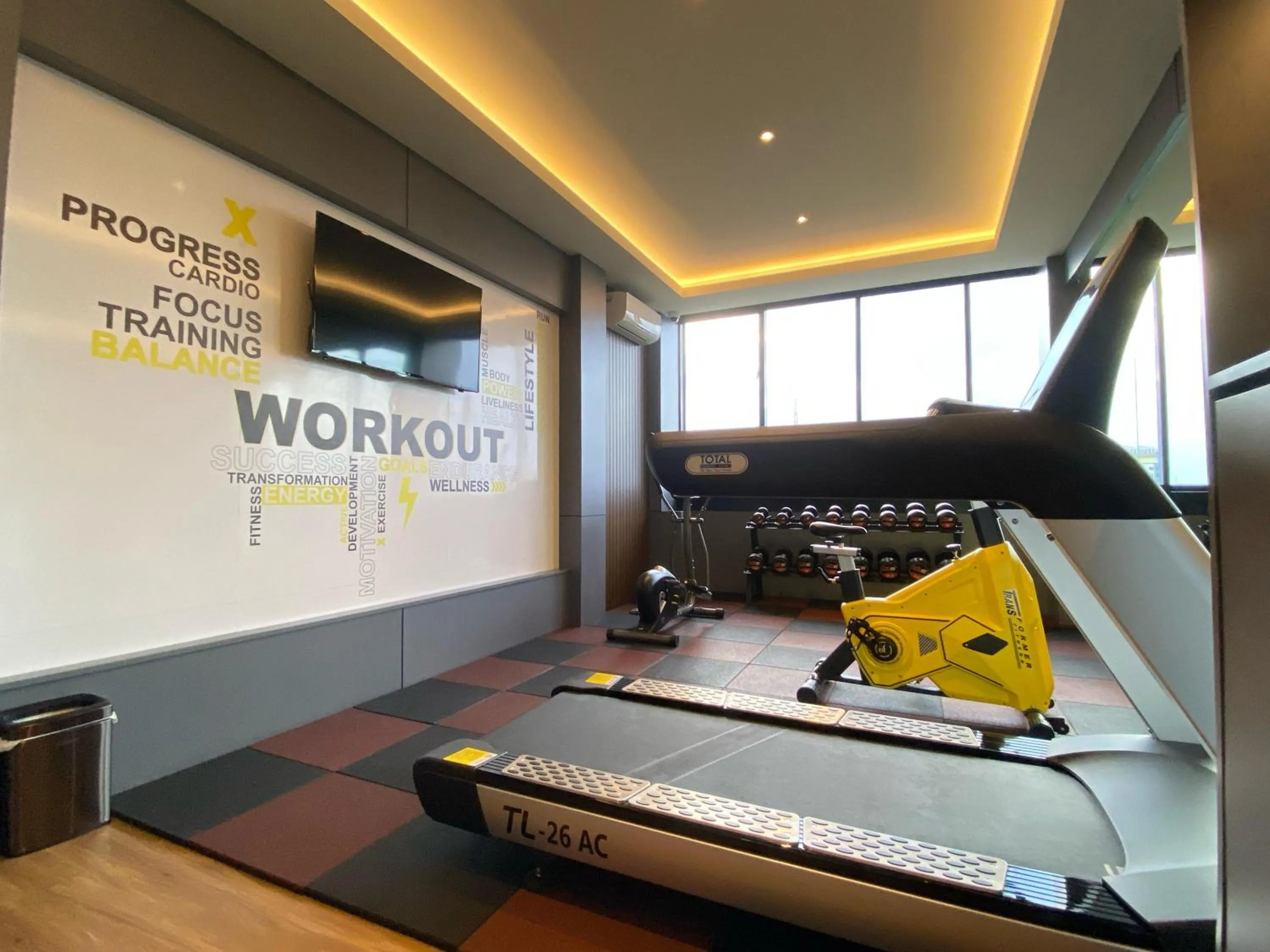 Fitness centre/facilities in Classie Hotel