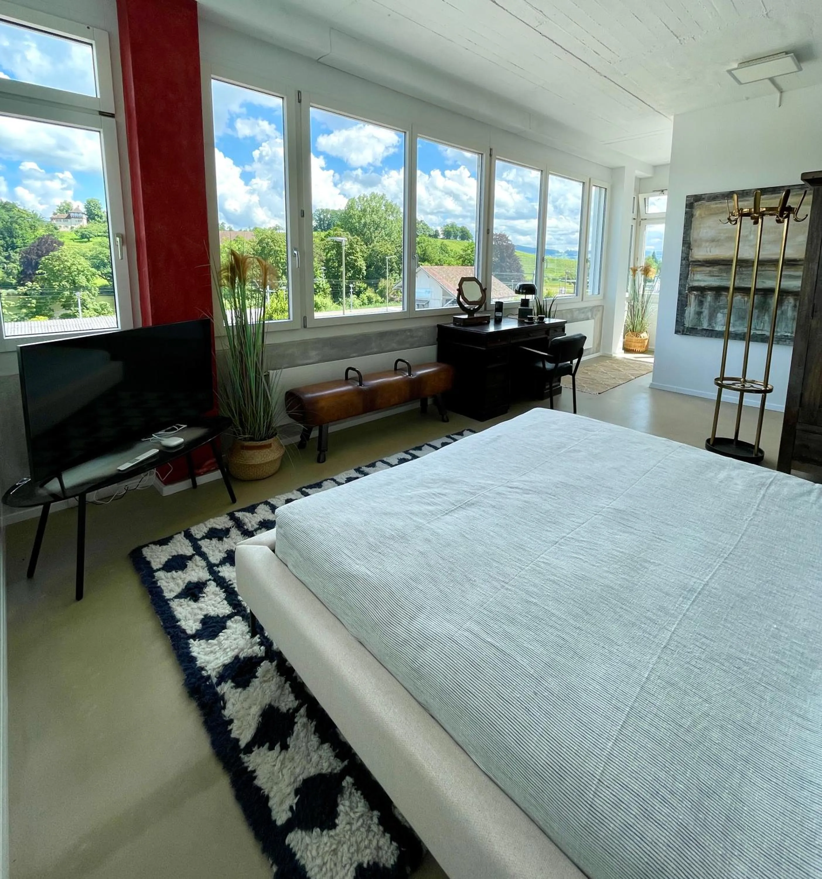 View (from property/room), Bed in No1 Art B&B