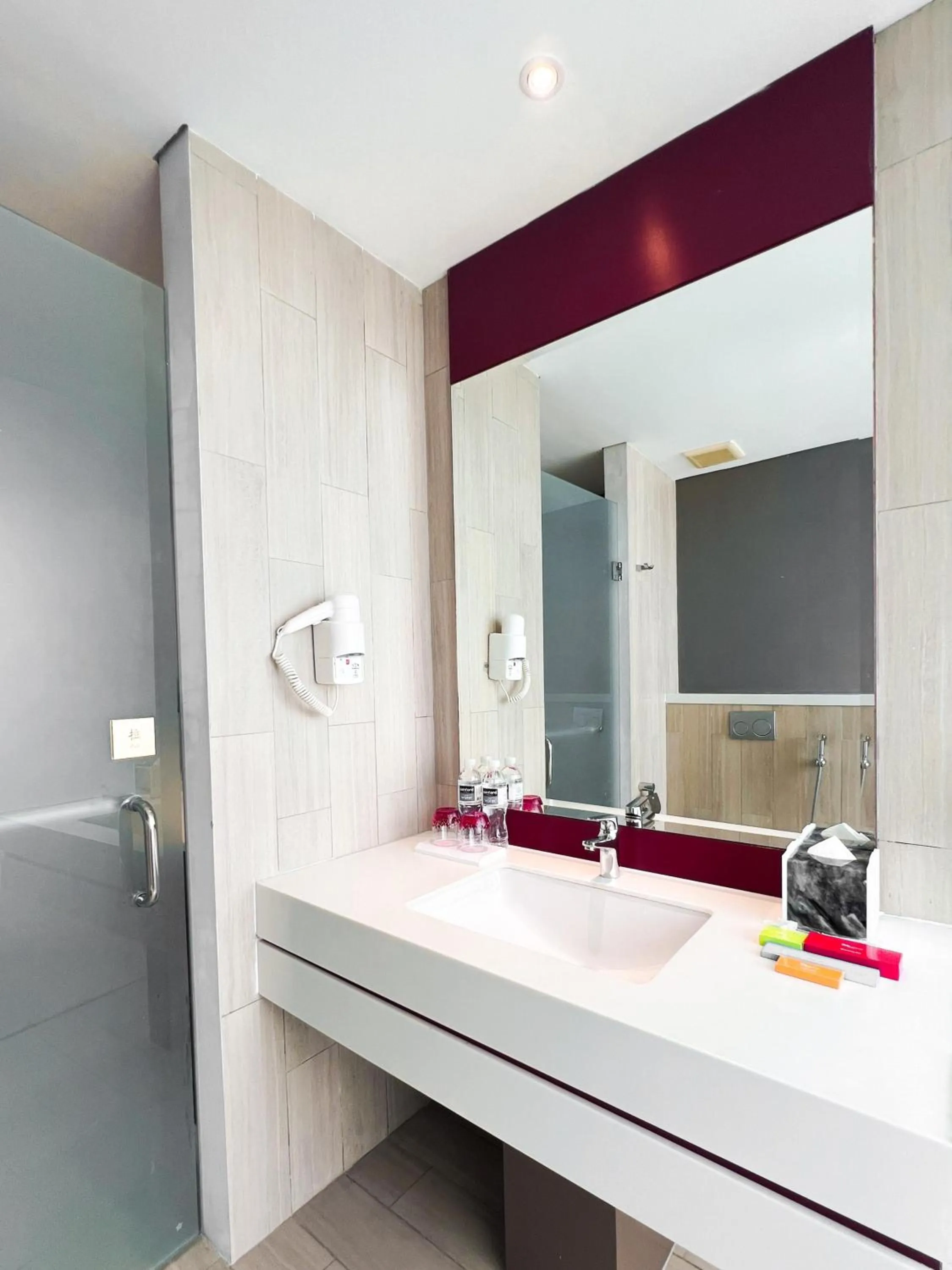 Bathroom in ibis Styles Batam Nagoya