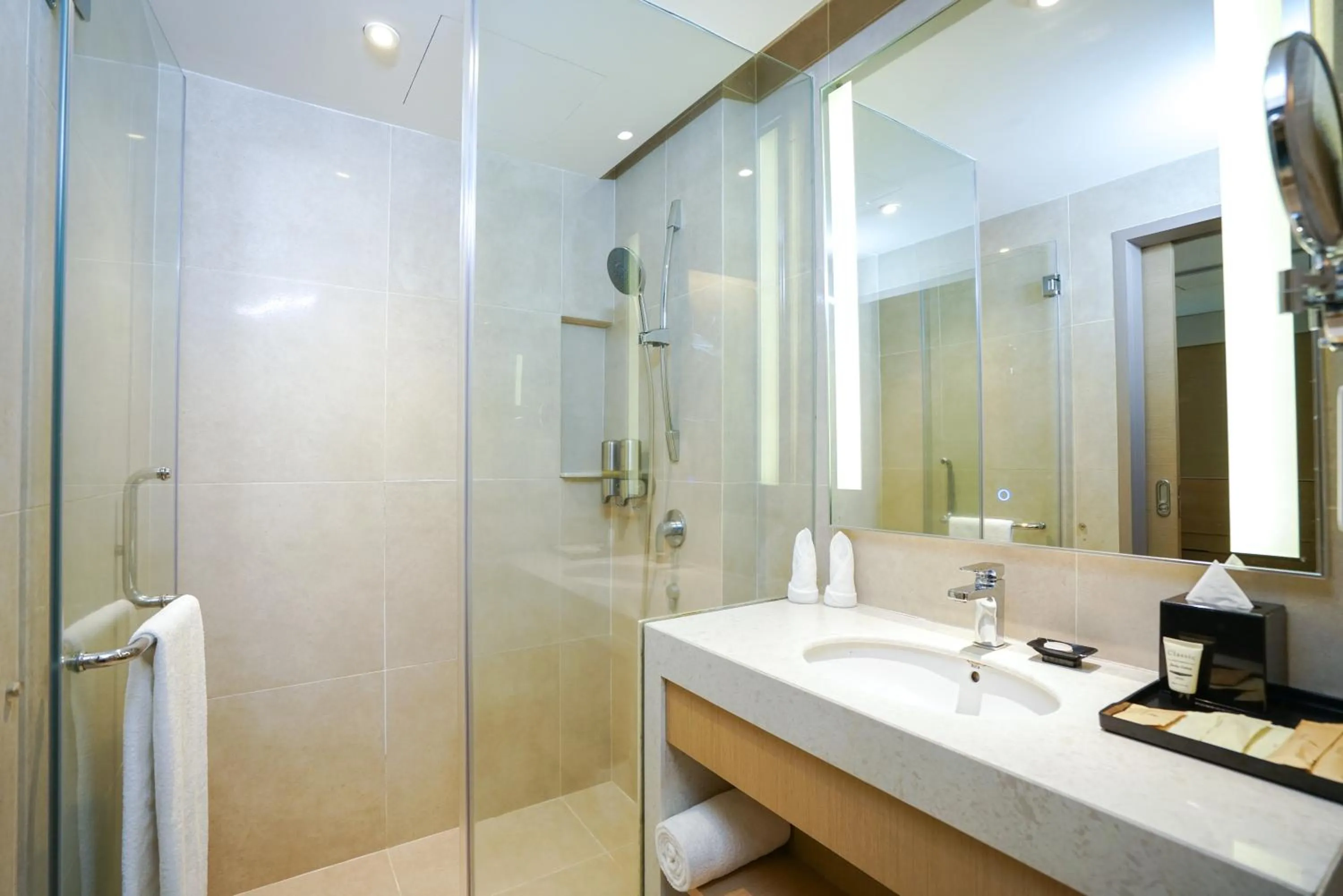 Shower in Mercure Kuala Lumpur Shaw Parade