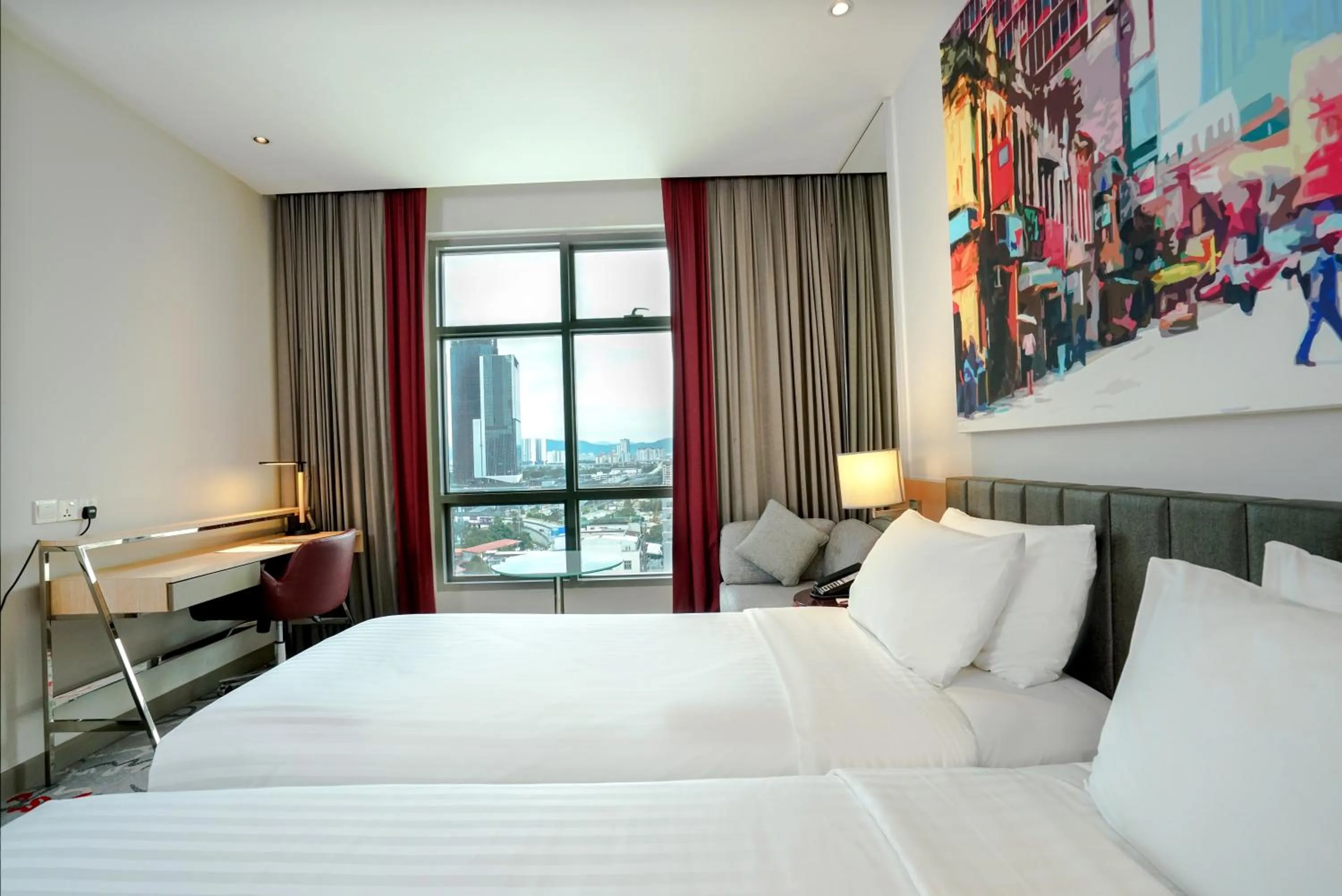 Bed in Mercure Kuala Lumpur Shaw Parade