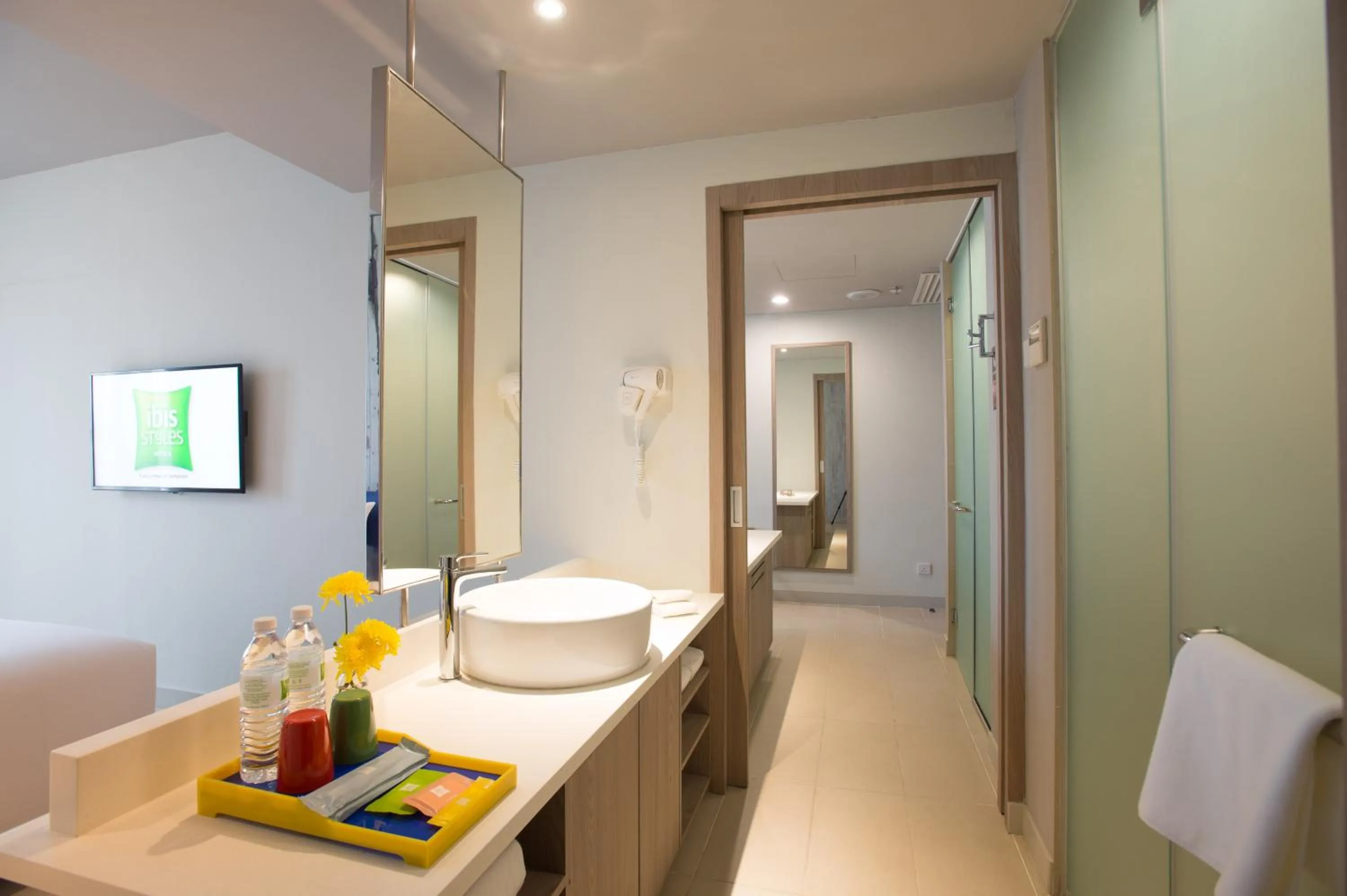 Bathroom in ibis Styles Kuala Lumpur Sri Damansara