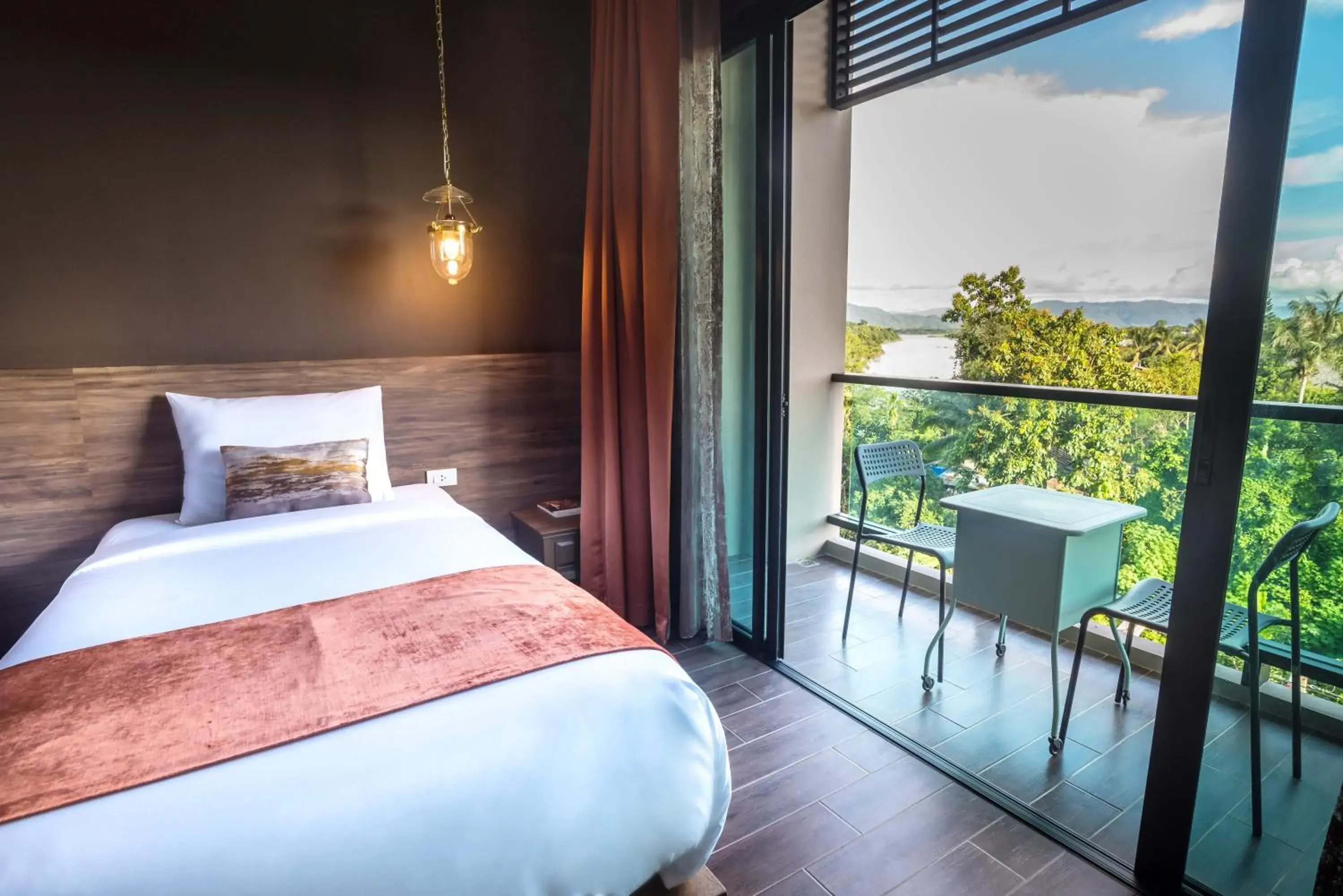 Deluxe Double or Twin Room in Chiangkhong Teak Garden Riverfront Onsen Hotel- SHA Extra Plus Deluxe Double or Twin Room in Chiangkhong Teak Garden Riverfront Onsen Hotel- SHA Extra Plus