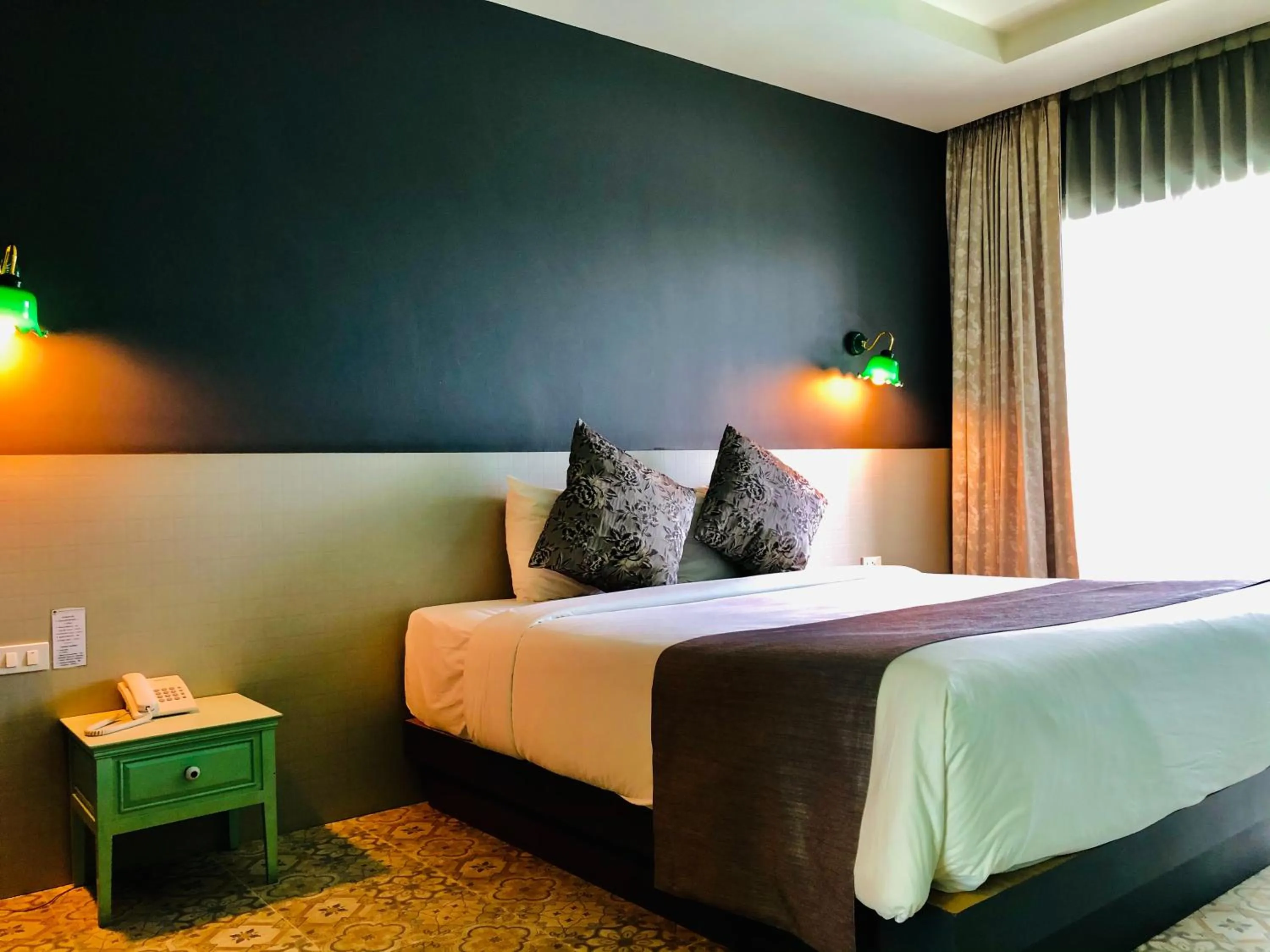 Bedroom, Bed in Chiangkhong Teak Garden Riverfront Onsen Hotel- SHA Extra Plus