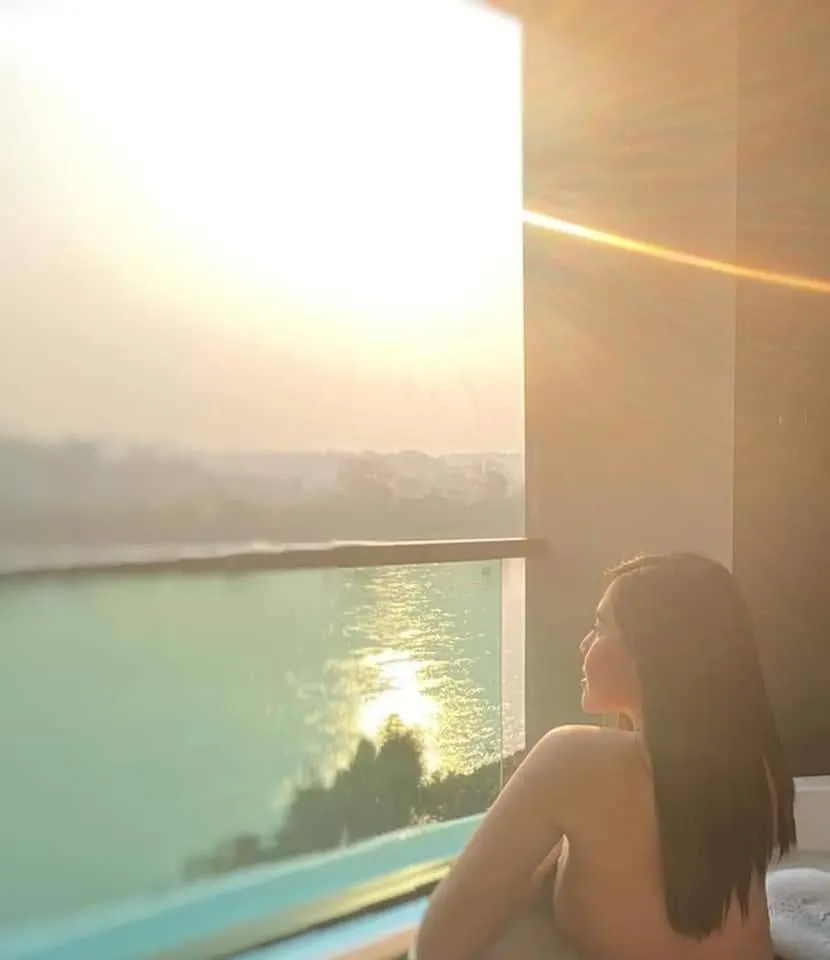 Sunrise in Chiangkhong Teak Garden Riverfront Onsen Hotel- SHA Extra Plus