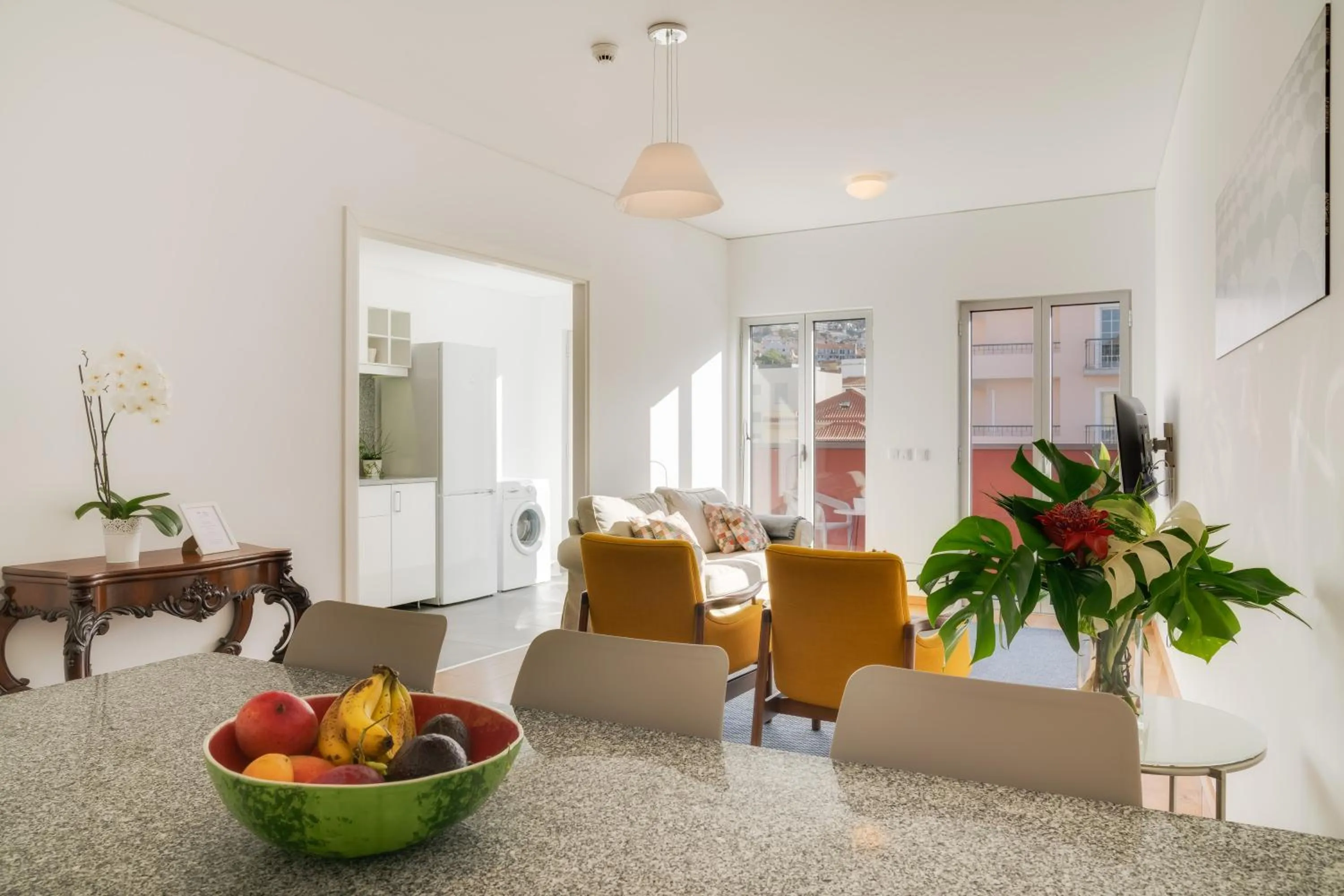 Living room in Casa da Praça Apartments - by Casas na Ilha
