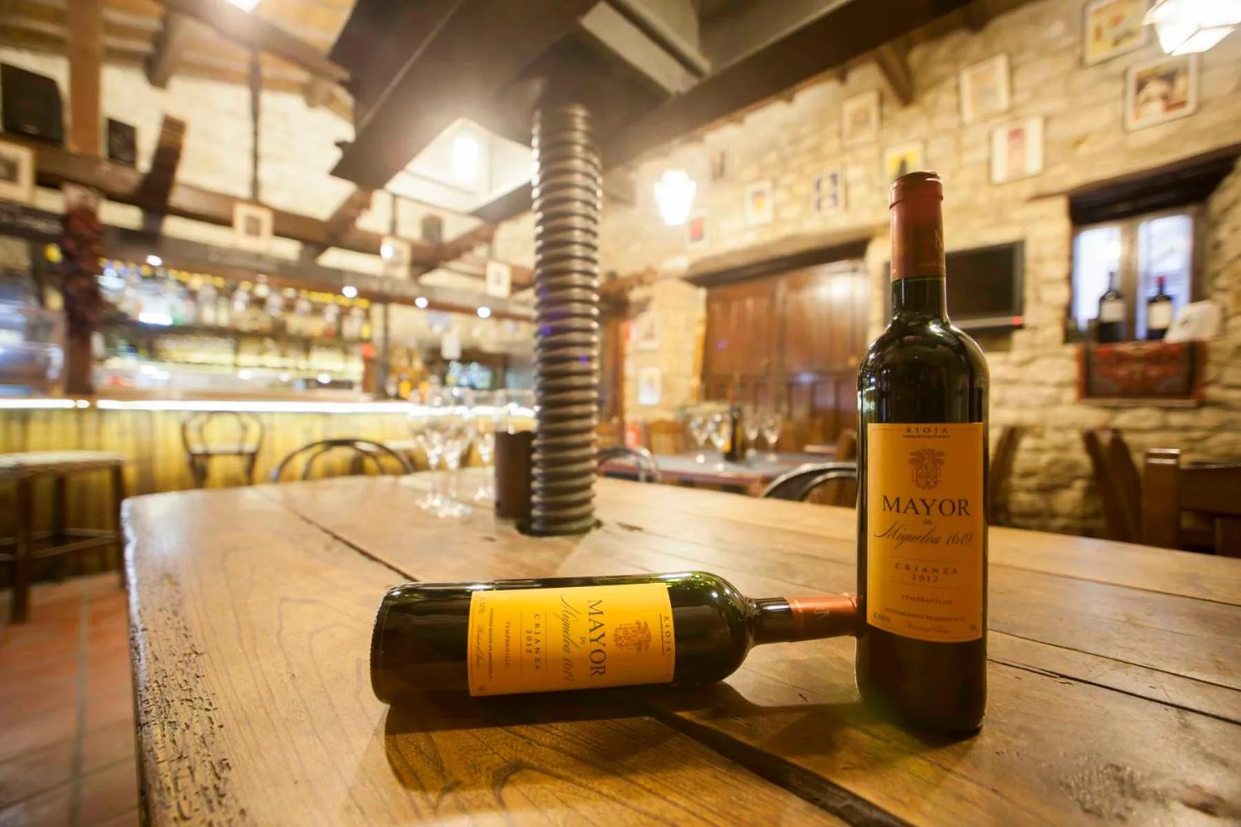 Lounge or bar in Posada Mayor de Migueloa