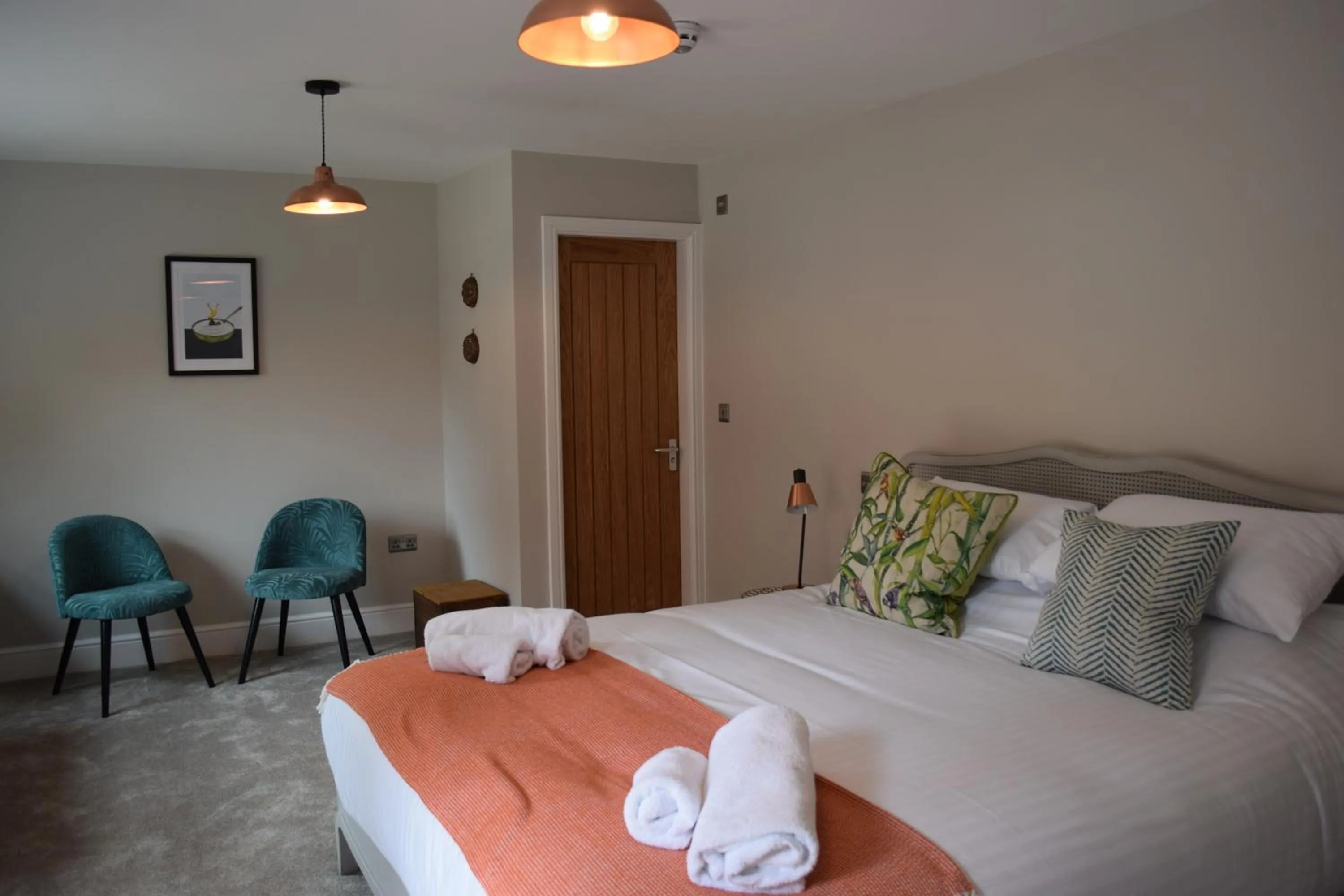 Bed in The Manor House at Quorn