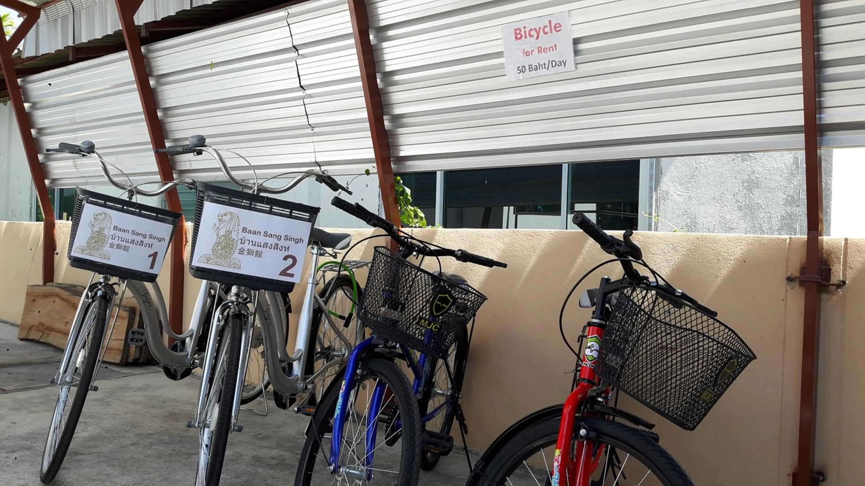 Cycling in Baan Sang Singh