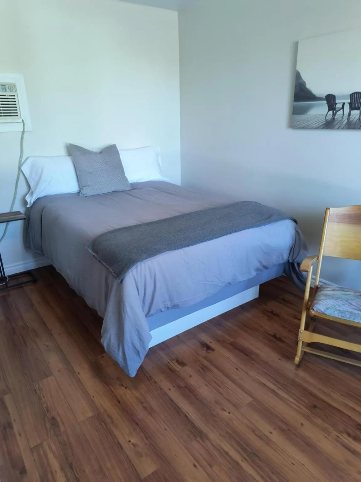 Bed in Motel Cabano-Relais