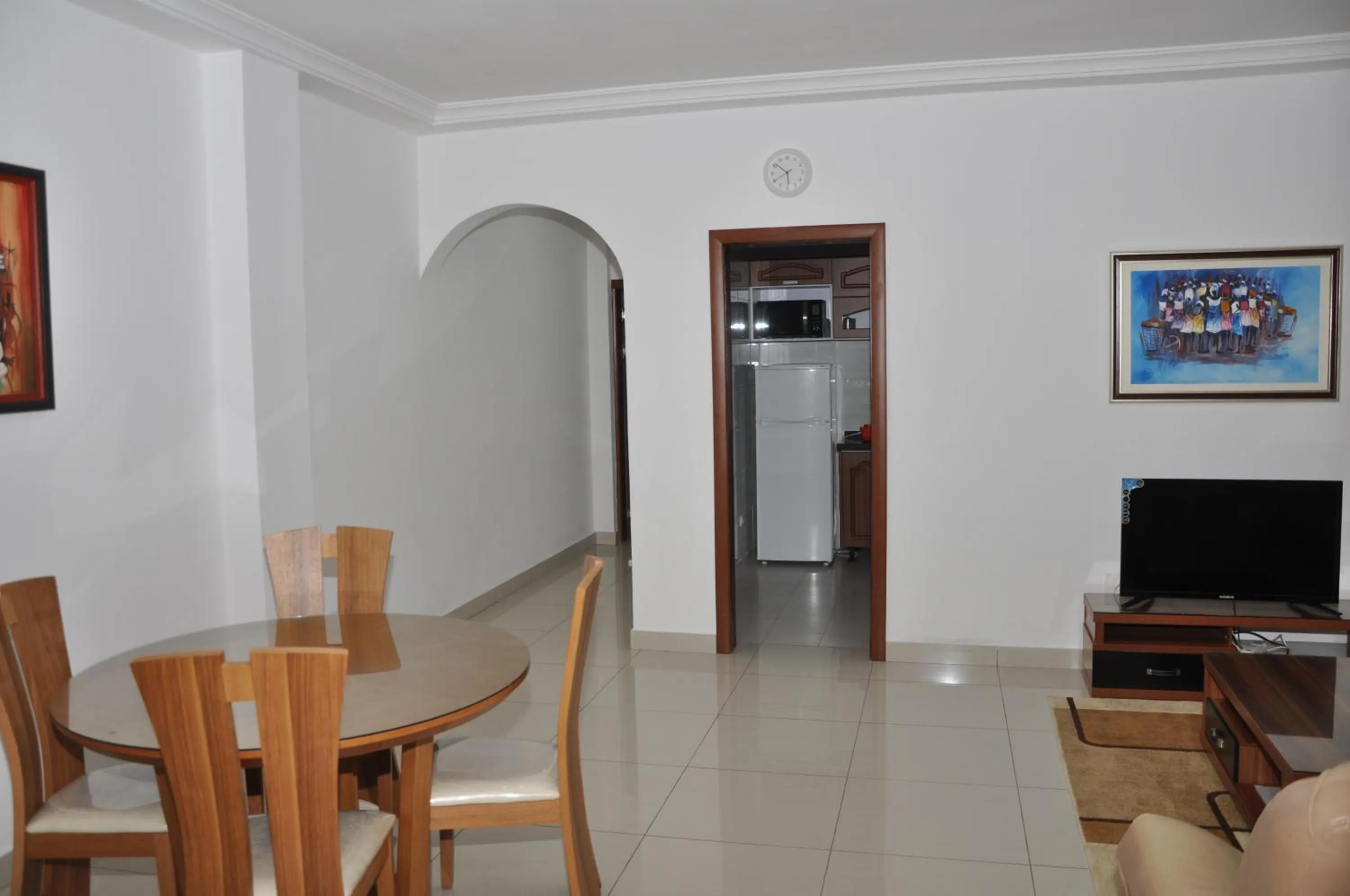 Dining area in Rosalie's Suites