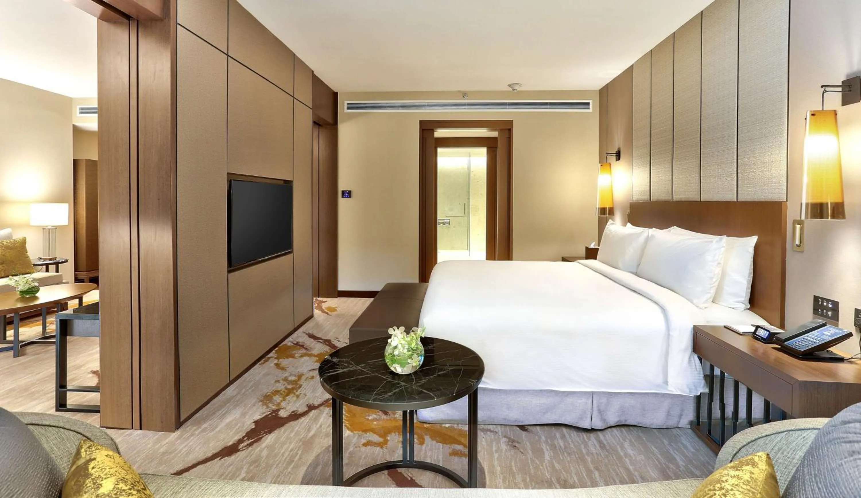 Bed in Hilton Kota Kinabalu