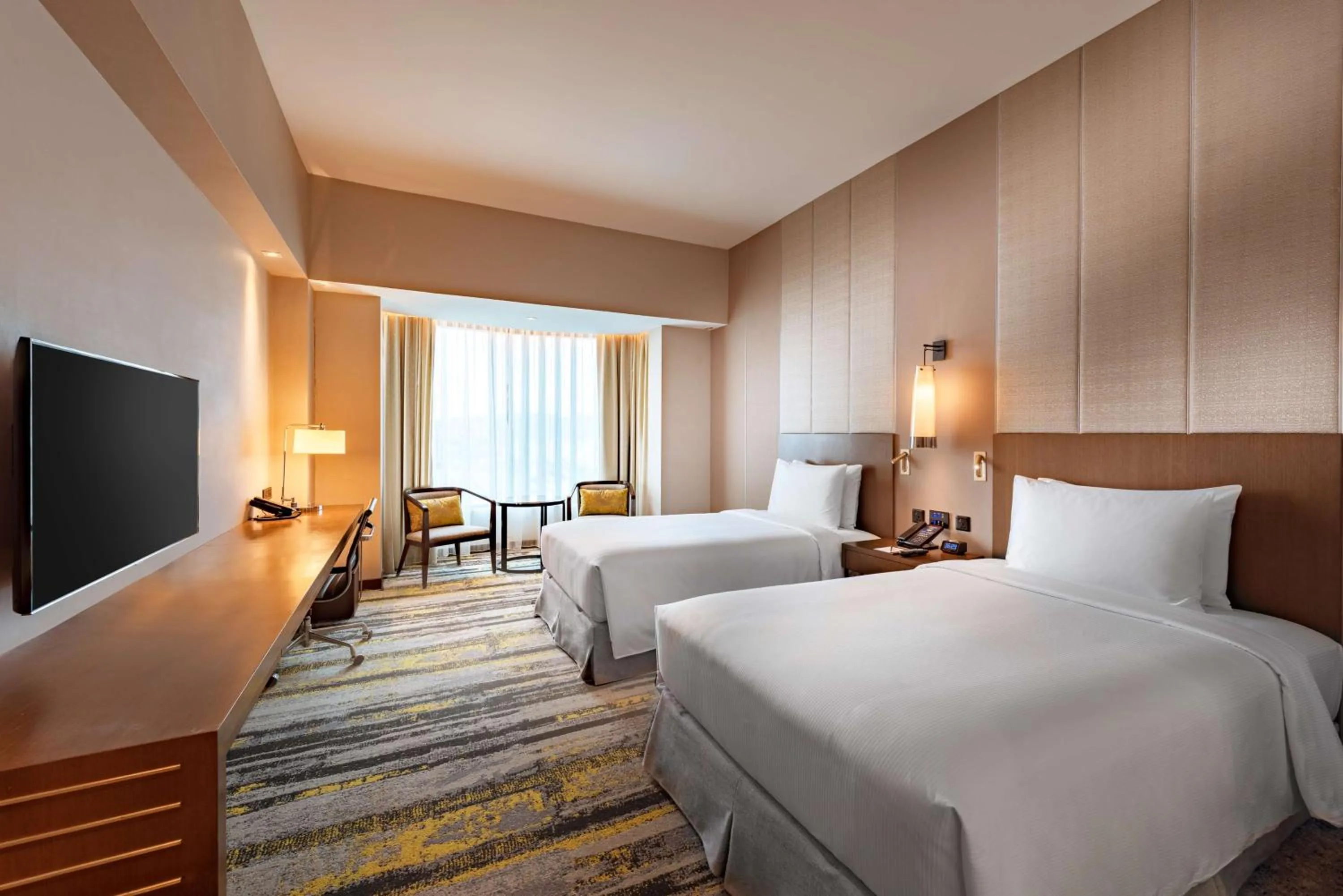 Bed in Hilton Kota Kinabalu